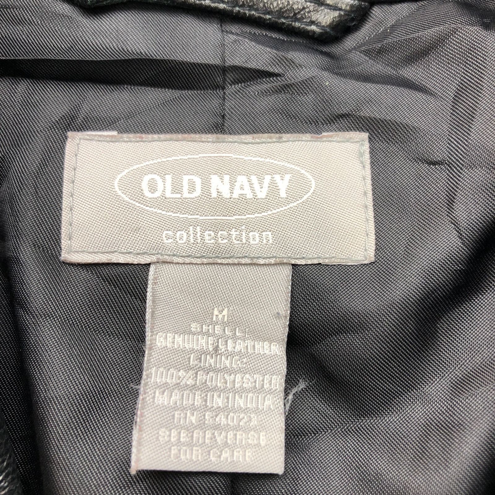 Old Navy Vintage Old Navy Collection Genuine Leather Jacket Women M Size M / US 6-8 / IT 42-44 - 3 Thumbnail