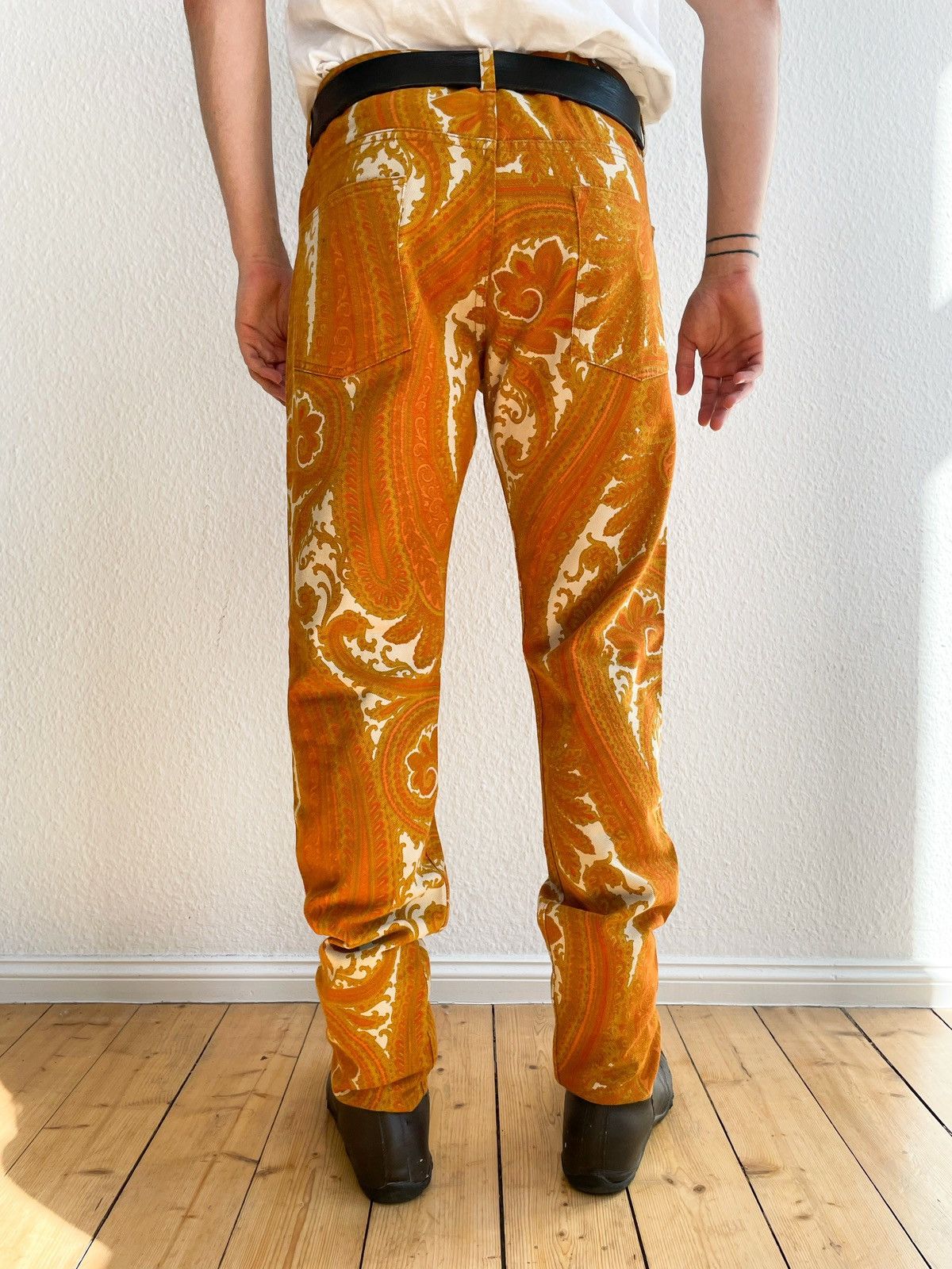 Dries Van Noten S/S 13 Paisley Print Jeans Size US 33 - 3 Thumbnail