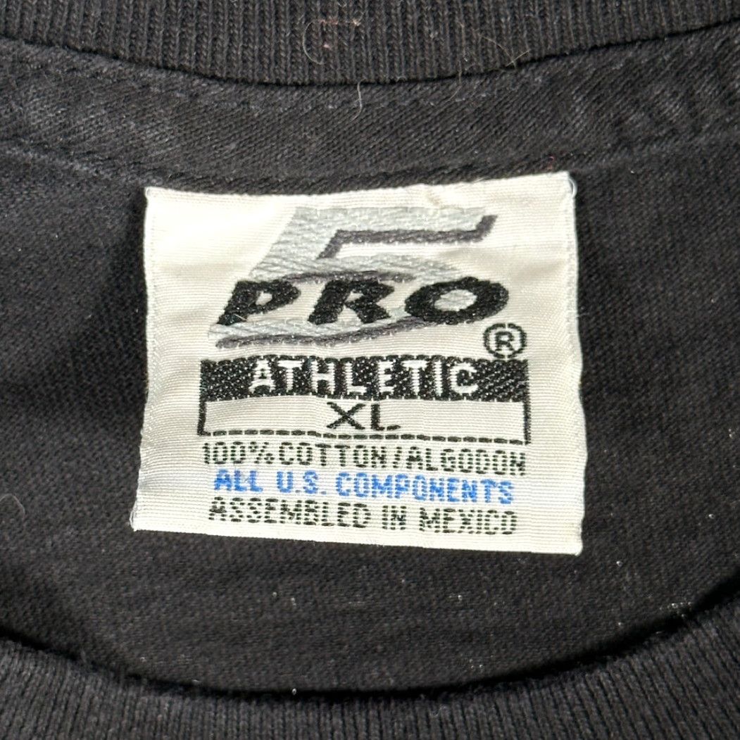 Vintage Fck Lightbars Shirt XL Adult Black 5 Pro Athletic Mens Crew Neck Short Sleeve Cotton USA 90s Retro Patriotic Offroad Mot... Size US XL / EU 56 / 4 - 5 Thumbnail