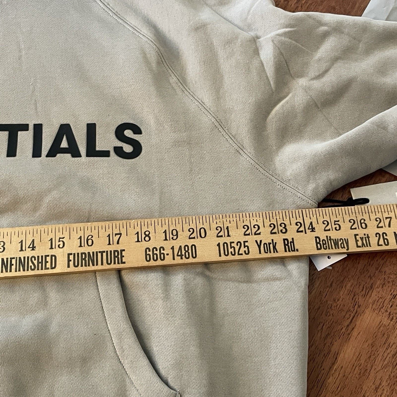 Essentials Essentials Fear Of God Hoodie Logo Reflective Olive Beige XS Size US XS / EU 42 / 0 - 15 Thumbnail