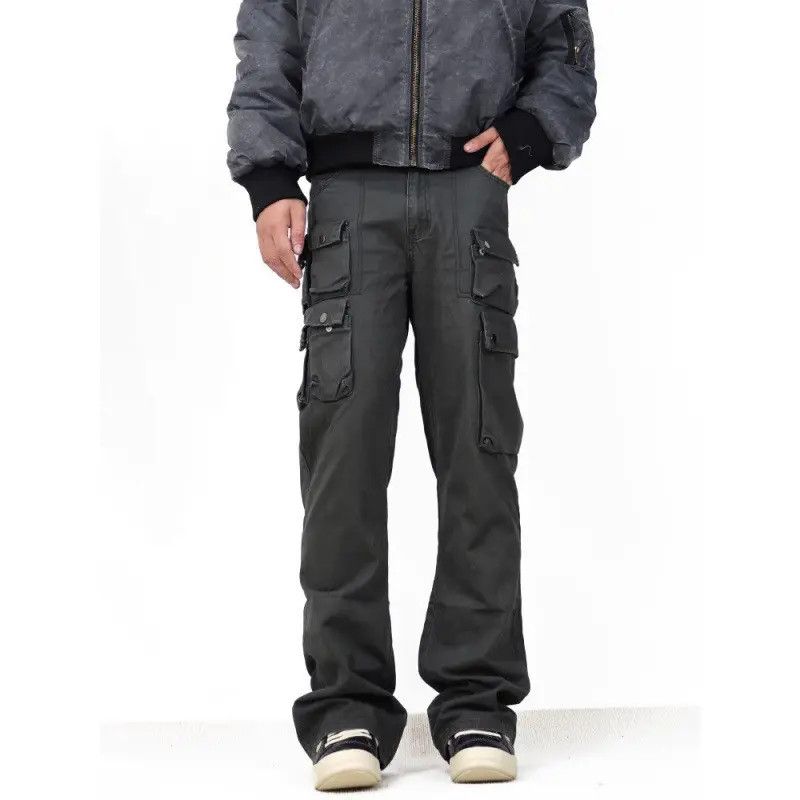 Japanese Brand × Jean Retro loose high street micro flared jeans Size US 32 / EU 48 - 1 Thumbnail