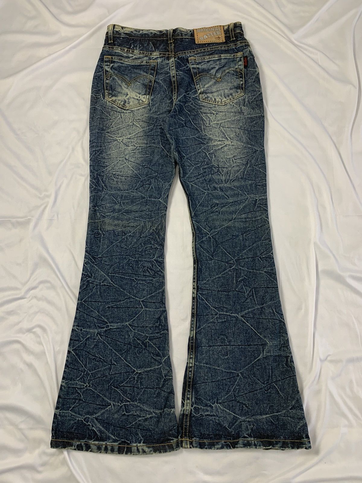 If Six Was Nine super flared mudwash batter jeans japan ifsx style lgb Size US 30 / EU 46 - 7 Thumbnail