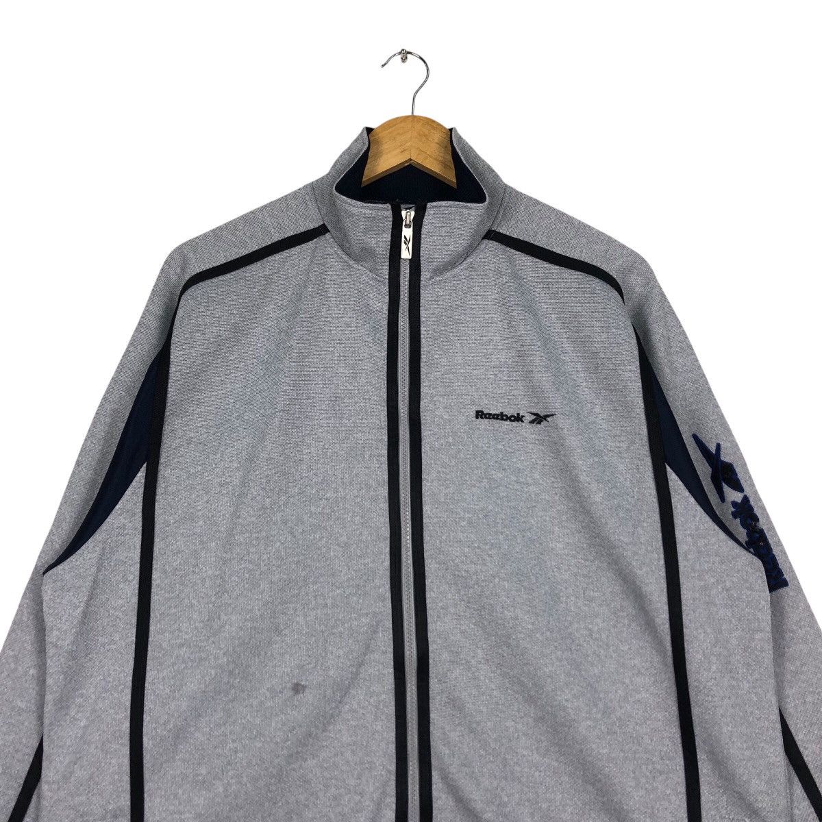 Reebok × Vintage Vintage Reebok Track Top Sweater Sportswear Running Wear Size US L / EU 52-54 / 3 - 4 Thumbnail