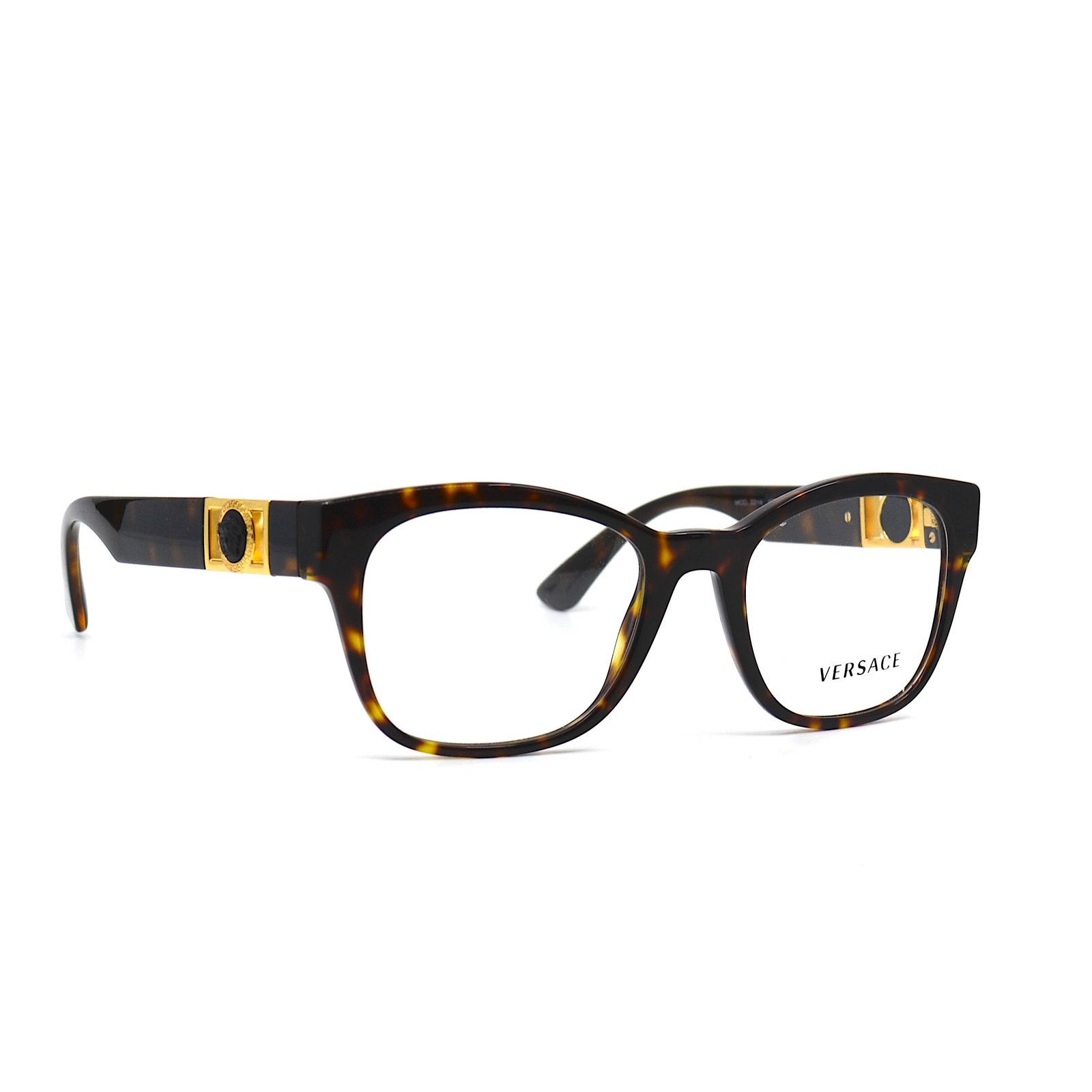 Versace NEW VERSACE VE3314 108 HAVANA AUTHENTIC EYEGLASSES FRAME Size ONE SIZE - 2 Thumbnail