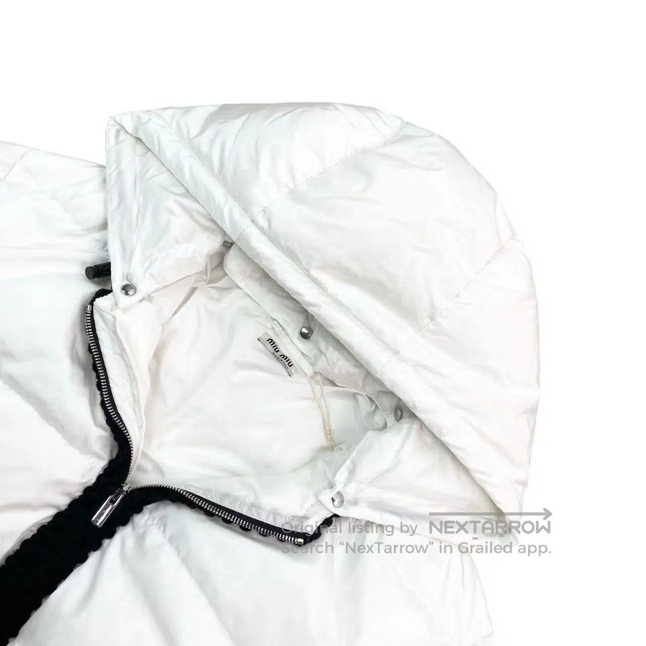 Miu Miu Miu Miu White down jacket| Size XS / US 0-2 / IT 36-38 - 3 Thumbnail