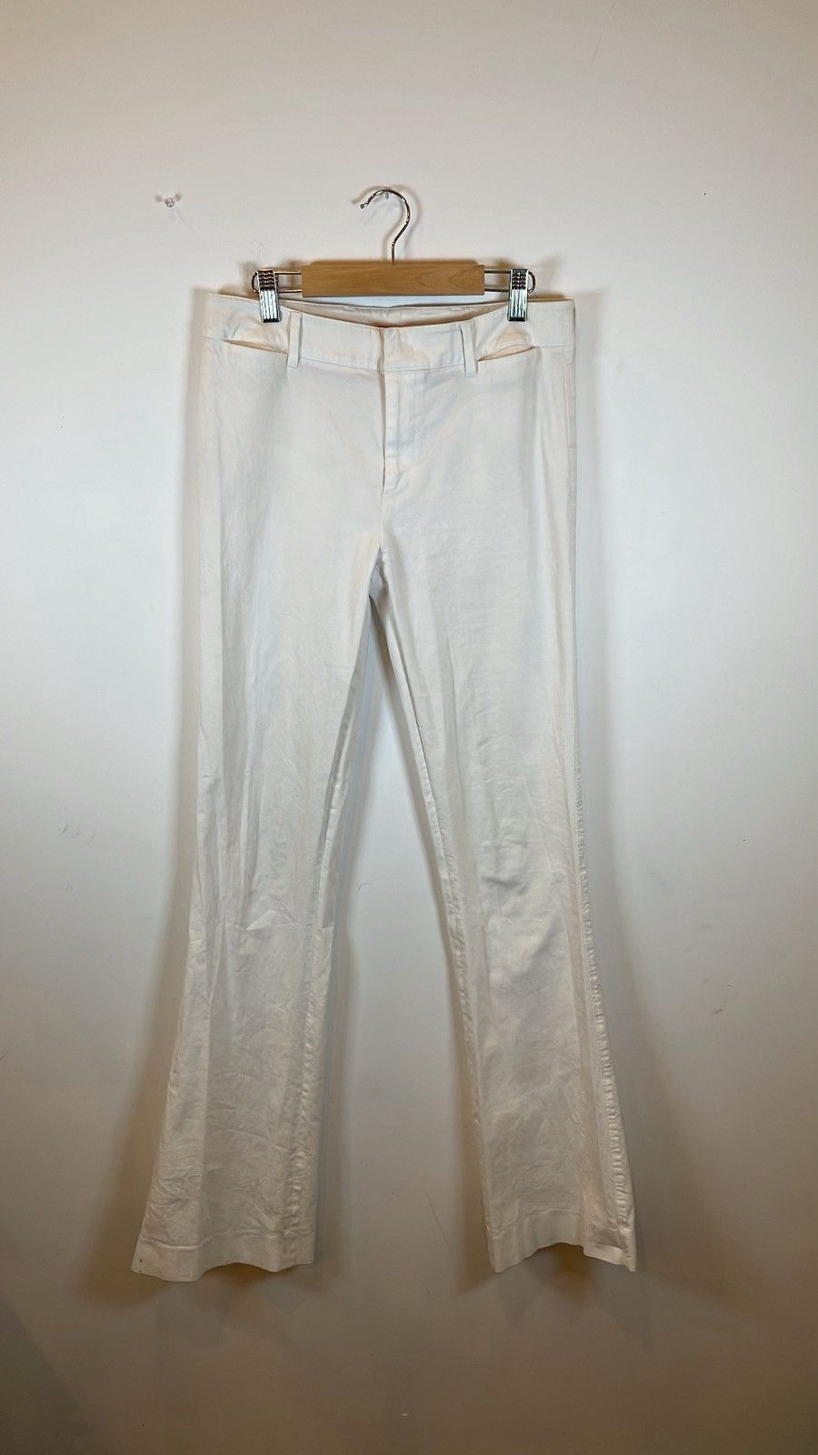 chinese dress ladies Men's White Linen Pants by StudioSuits