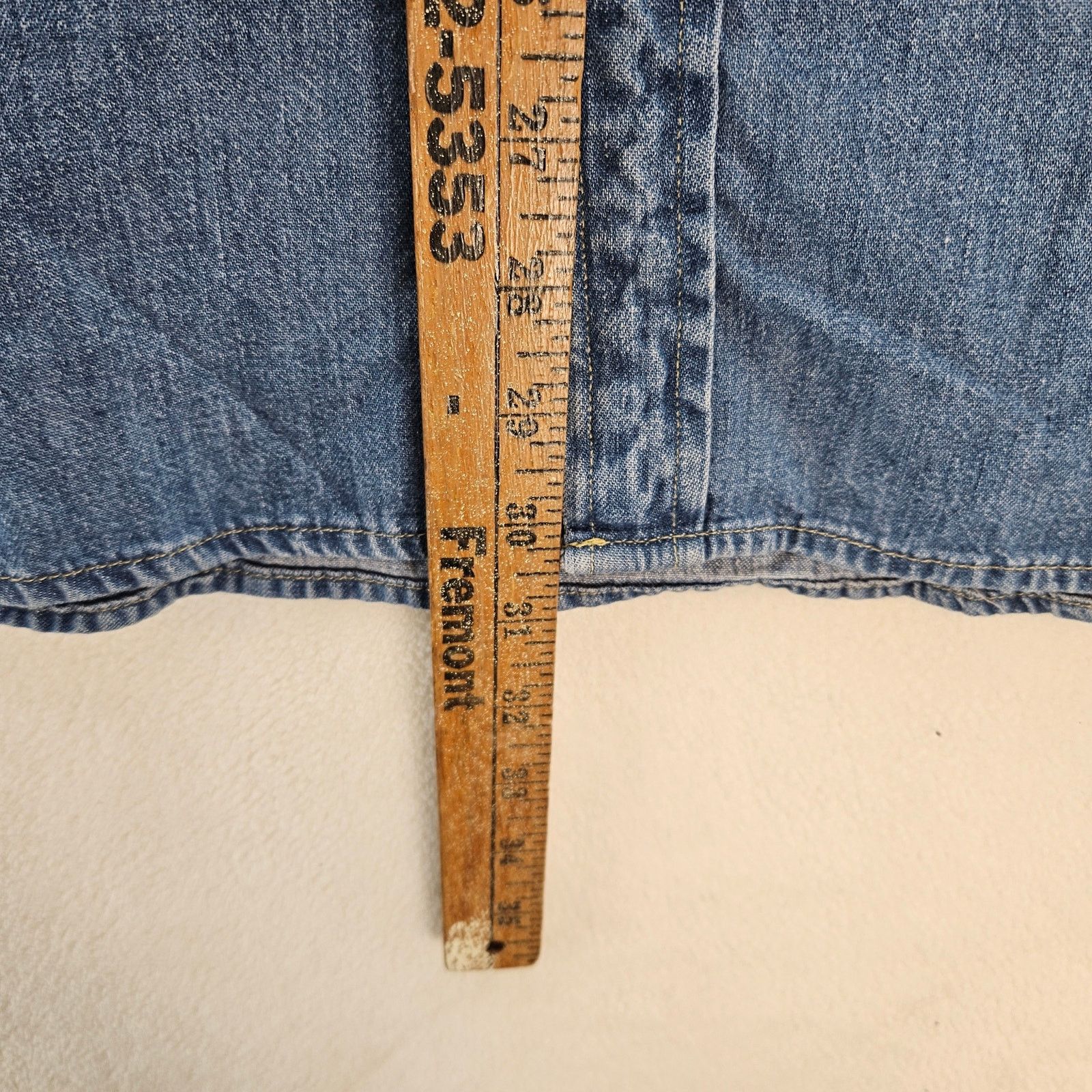 Levi's LEVI'S MEN'S XXL CLASSIC STARD FIT WESTERN SHIRT COTTON BLUE Size US XXL / EU 58 / 5 - 5 Thumbnail