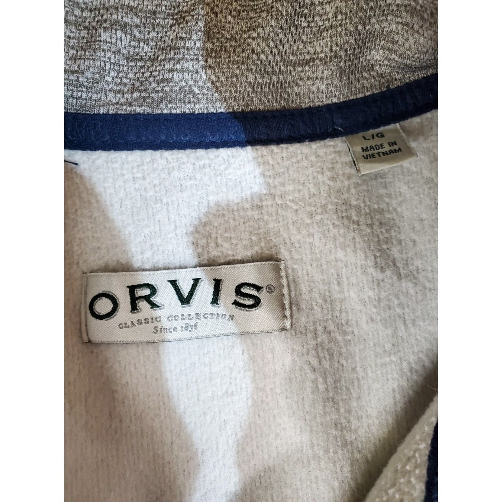 Orvis Orvis Signature Full Zip Bonded Soft Shell Jacket L Blue/Gray Mens Size US L / EU 52-54 / 3 - 5 Thumbnail