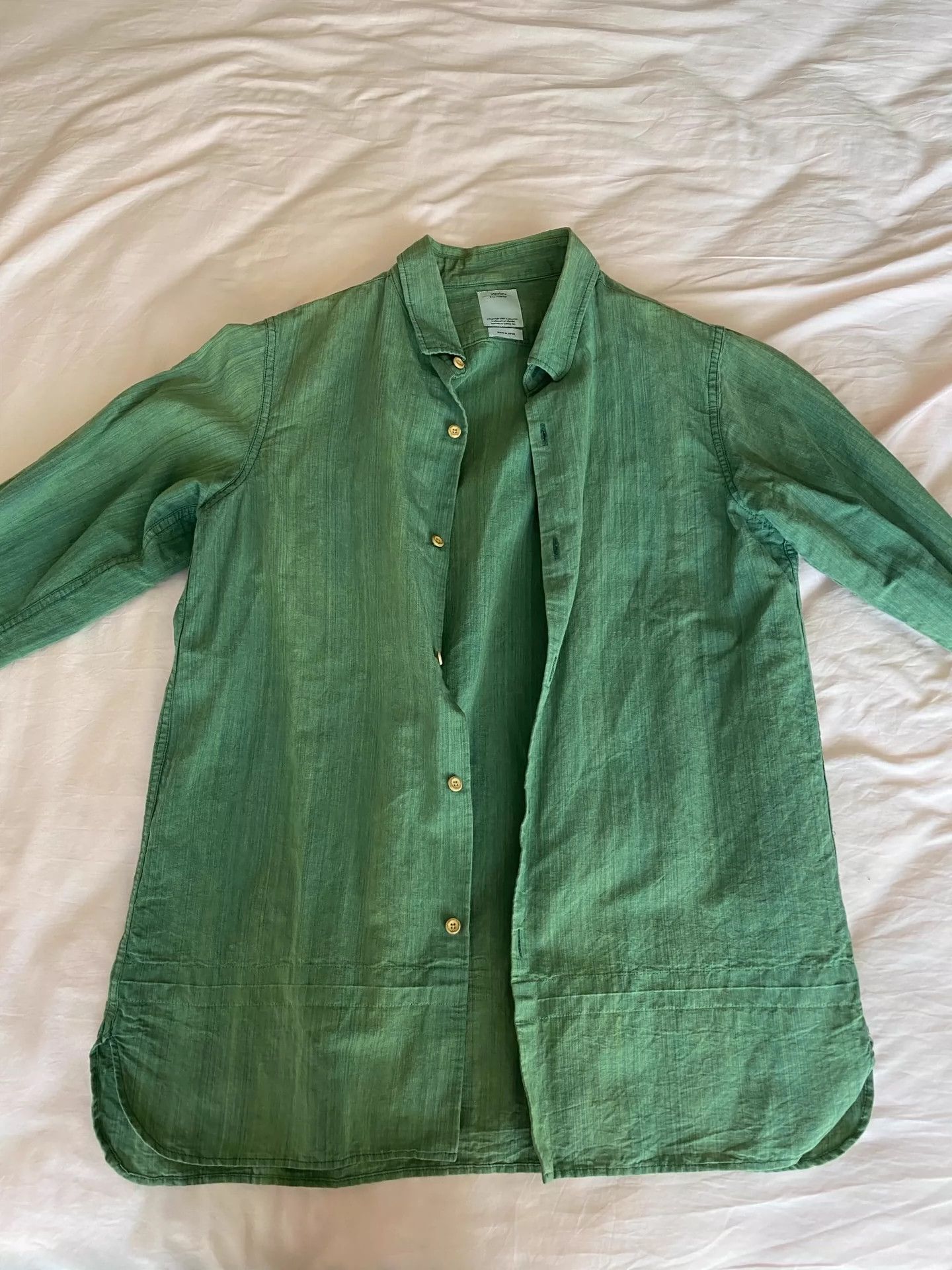 Visvim VISVIM green for old shirts Size US M / EU 48-50 / 2 - 1 Thumbnail