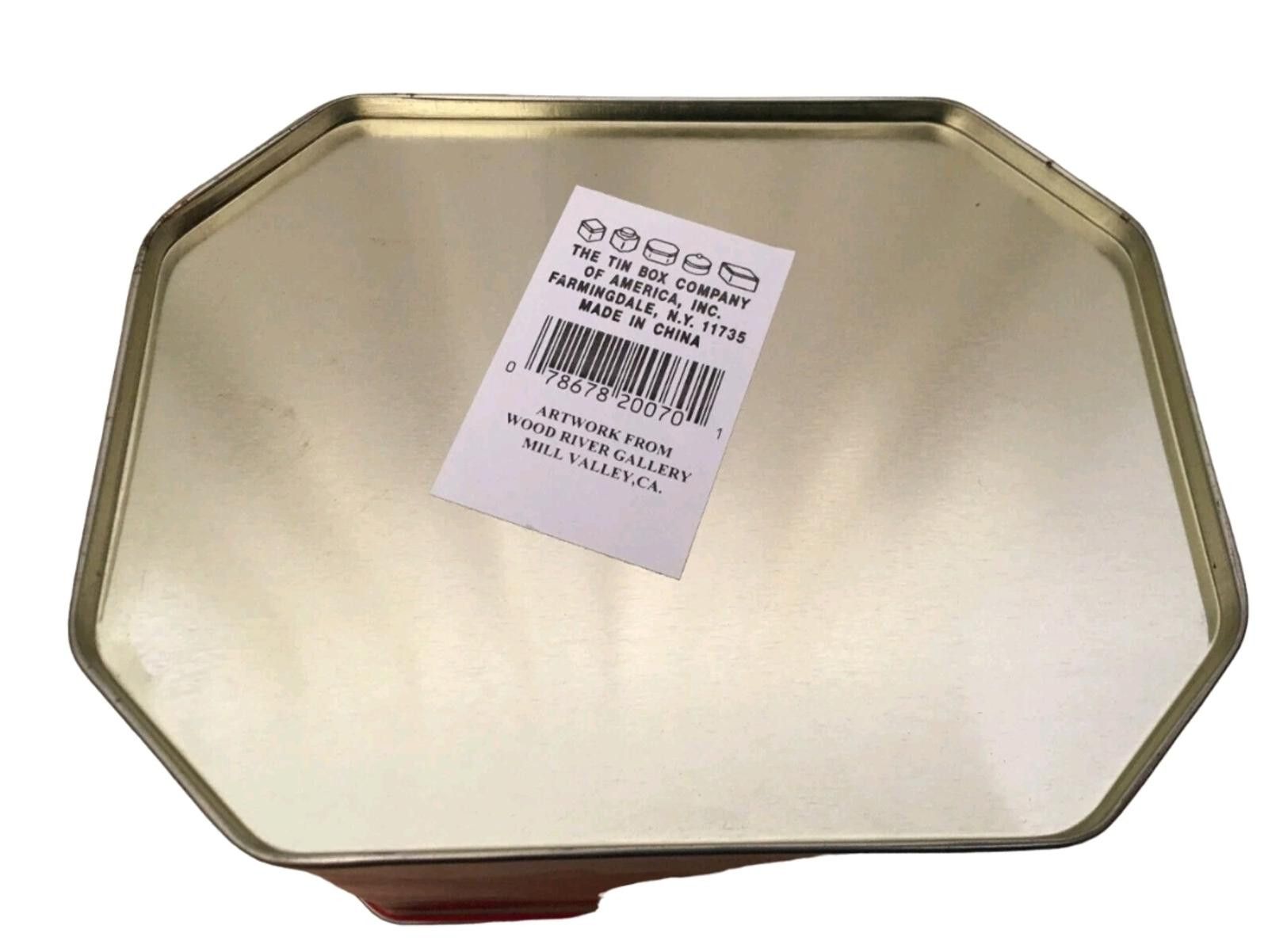 Designer The Tin Box Company of Americah Christmas Greetings Tin Size ONE SIZE - 5 Thumbnail