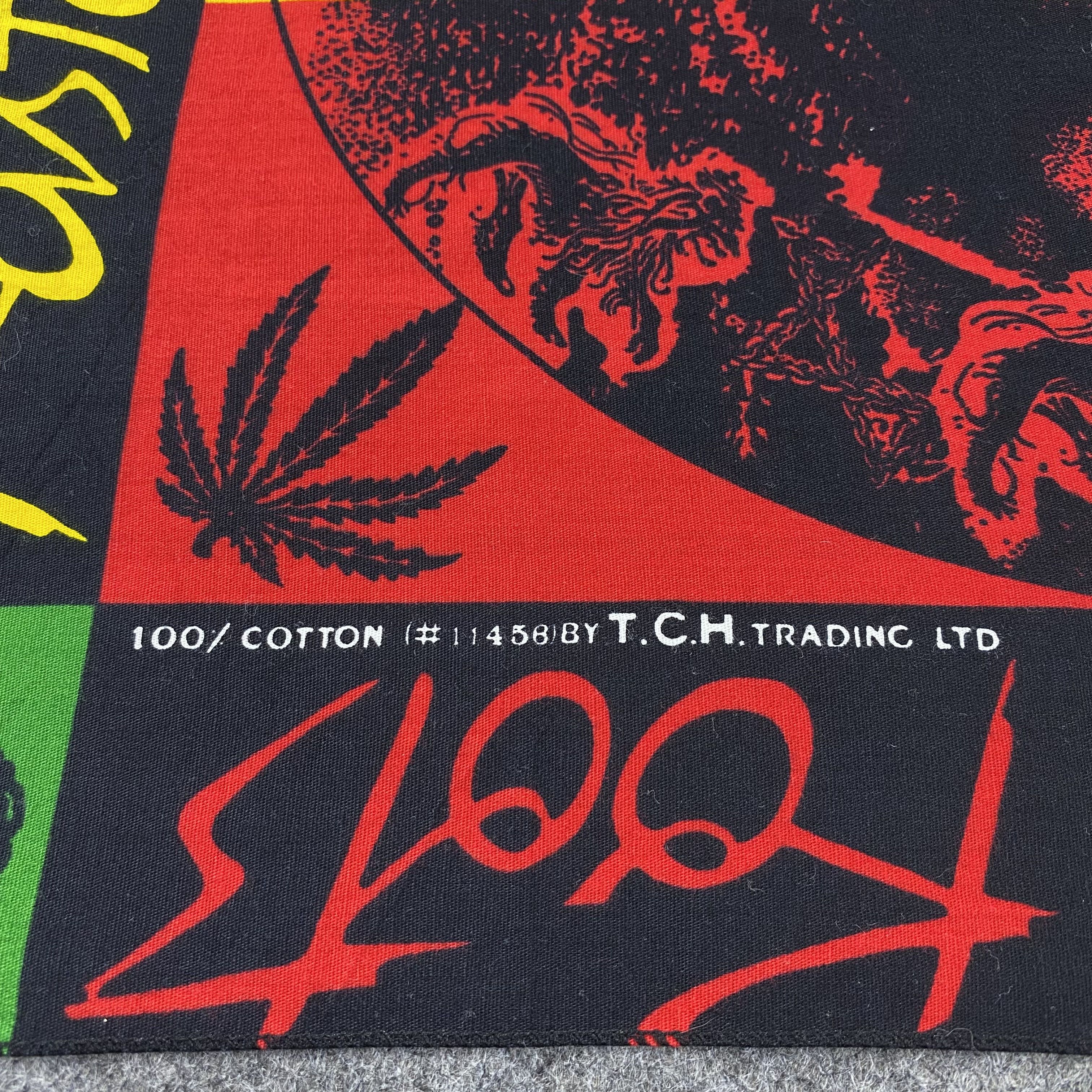 Bob Marley × Vintage BOB MARLEY Handkerchief / Bandana / Neckerchief-B1395 Size ONE SIZE - 6 Thumbnail
