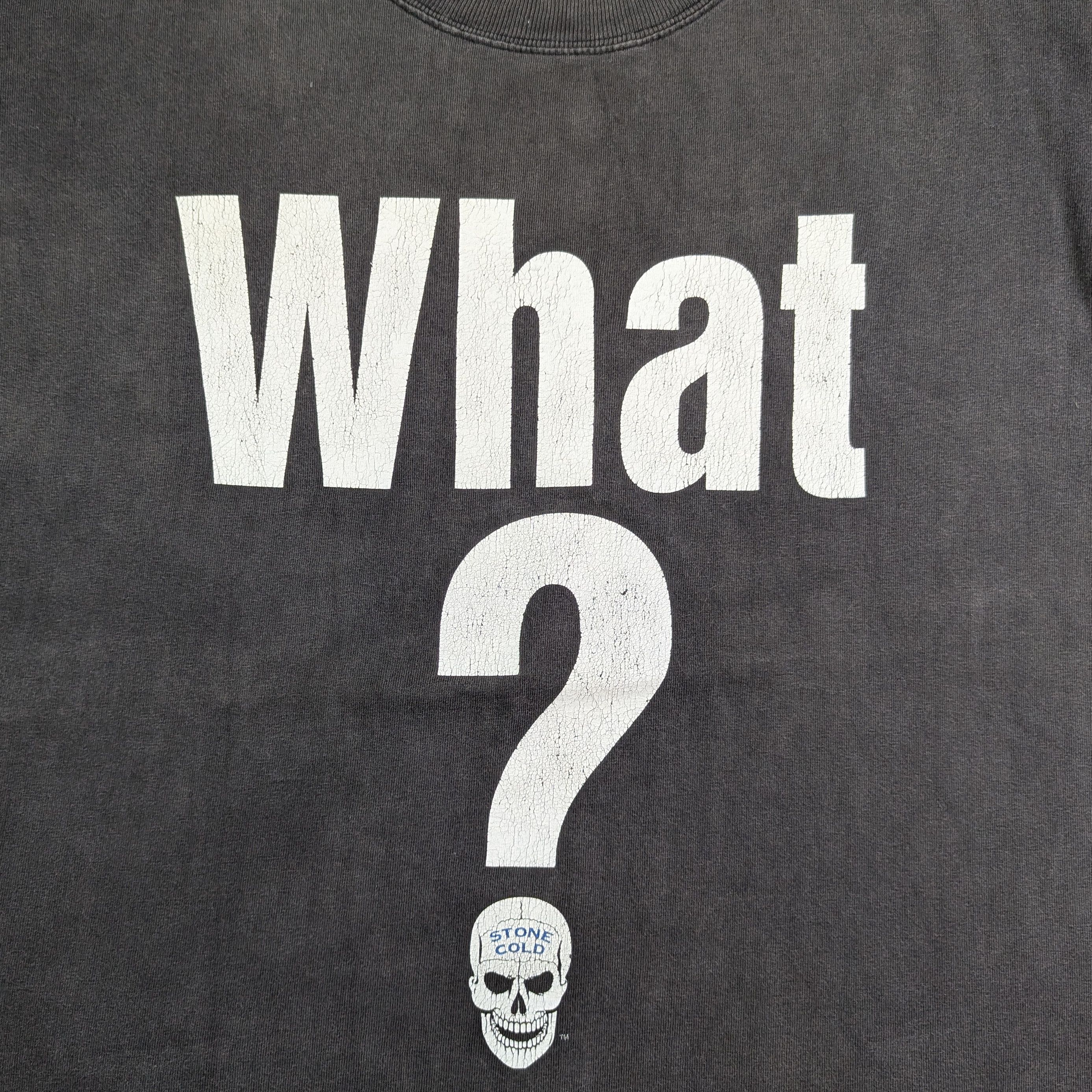 WWF Vintage Stone Cold Steve Austin rare skulls tee 1998 Size US L / EU 52-54 / 3 - 4 Thumbnail