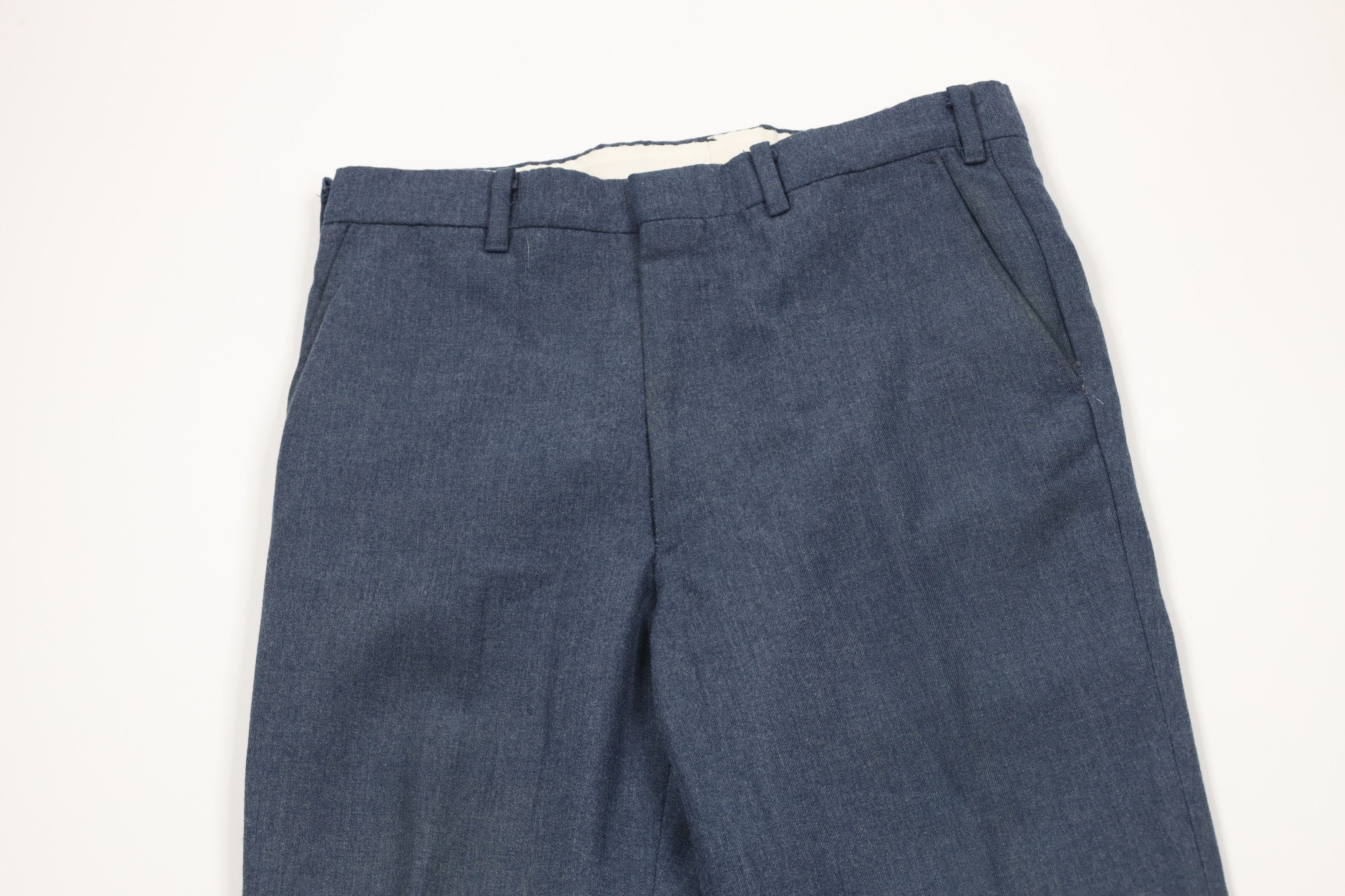 Vintage Vintage 70s Streetwear Knit Flared Wide Leg Chino Pants USA Size US 30 / EU 46 - 2 Thumbnail