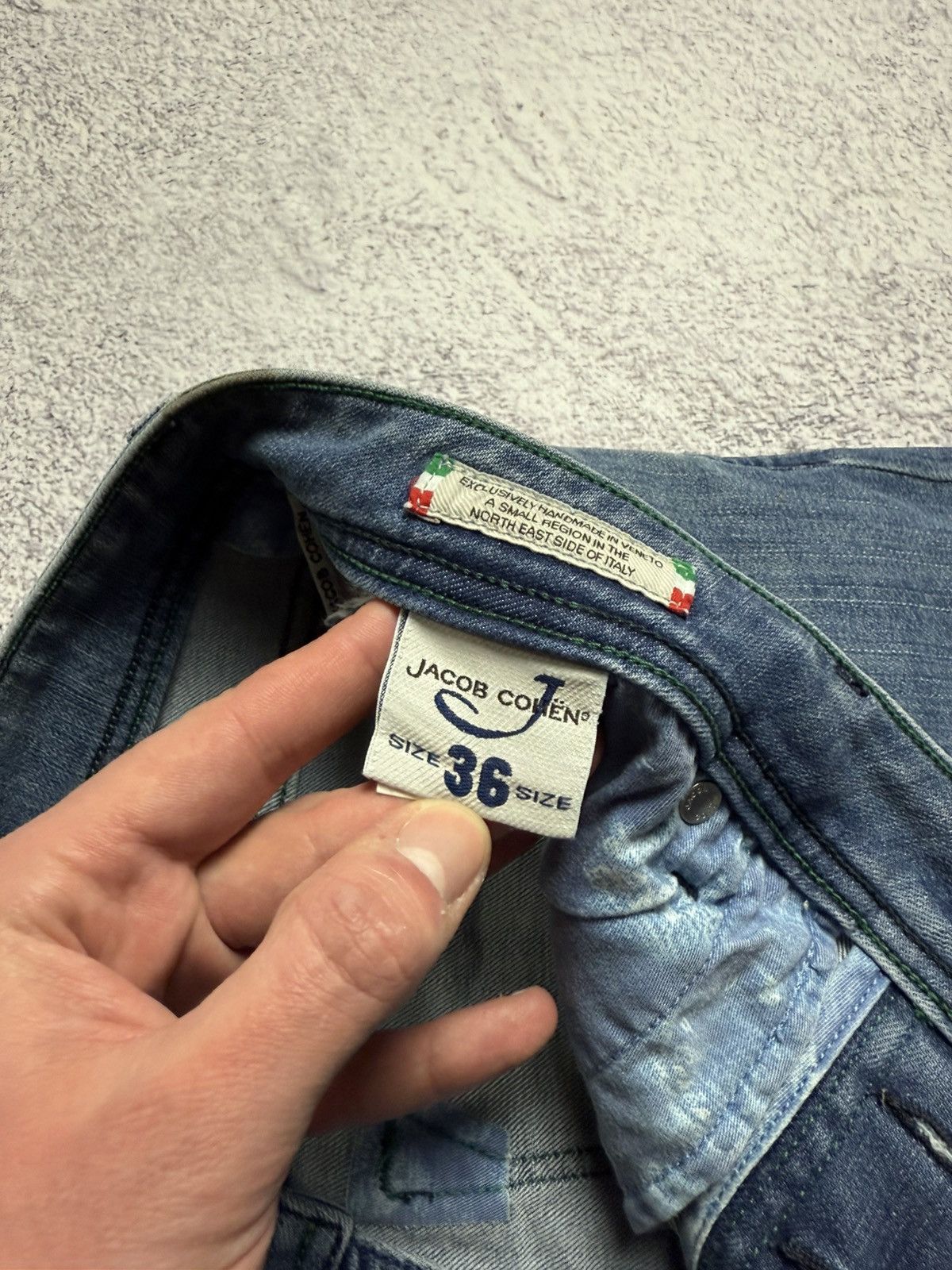 Jacob Cohen Jacob Cohen Jeans Italian Designer Handmade Denim Pants Rare Size US 36 / EU 52 - 17 Thumbnail