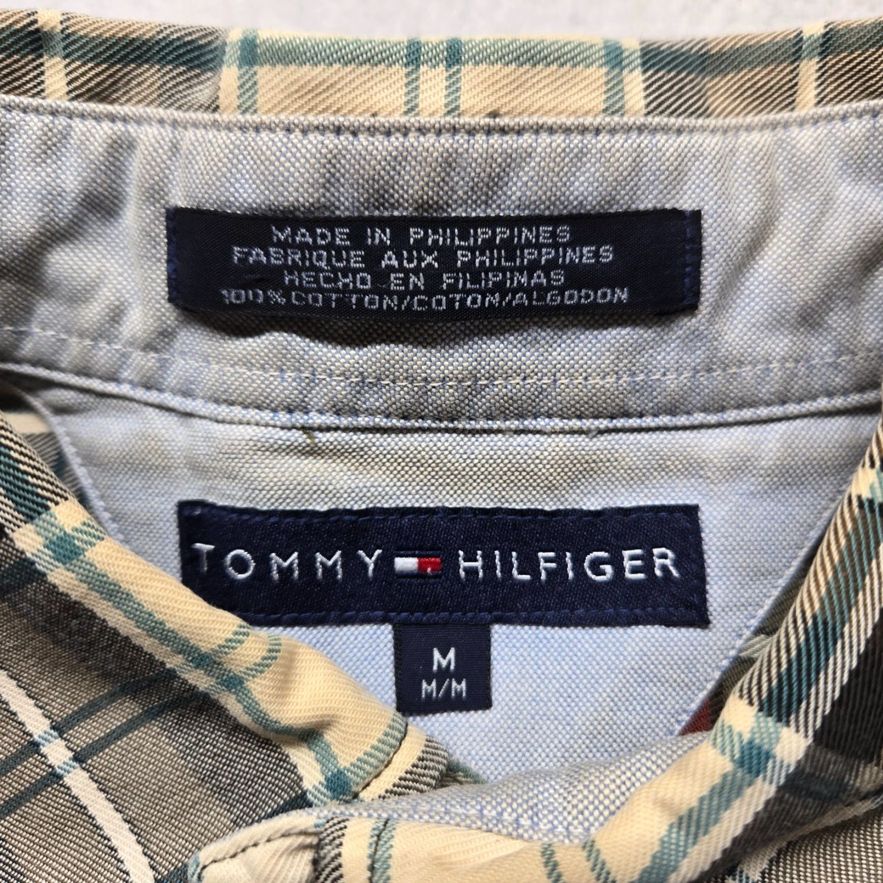 Tommy Hilfiger Tommy Hilfiger Shirt Button-Up Brown Plaid Long Sleeve Adult Mens M Cotton Embroidered Pocketed Collection Size US M / EU 48-50 / 2 - 3 Thumbnail