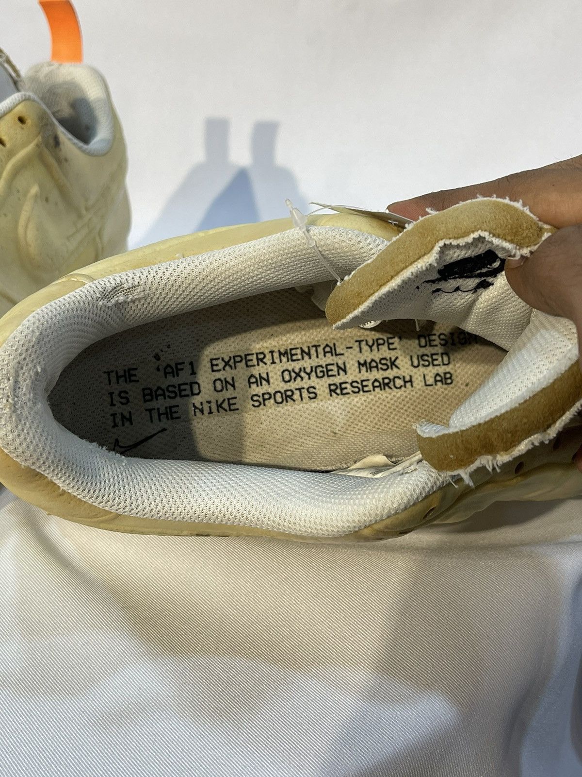 Nike × Sneakersnstuff Nike Air Force 1 Low Experimental cream Size US 8.5 / EU 41-42 - 11 Thumbnail
