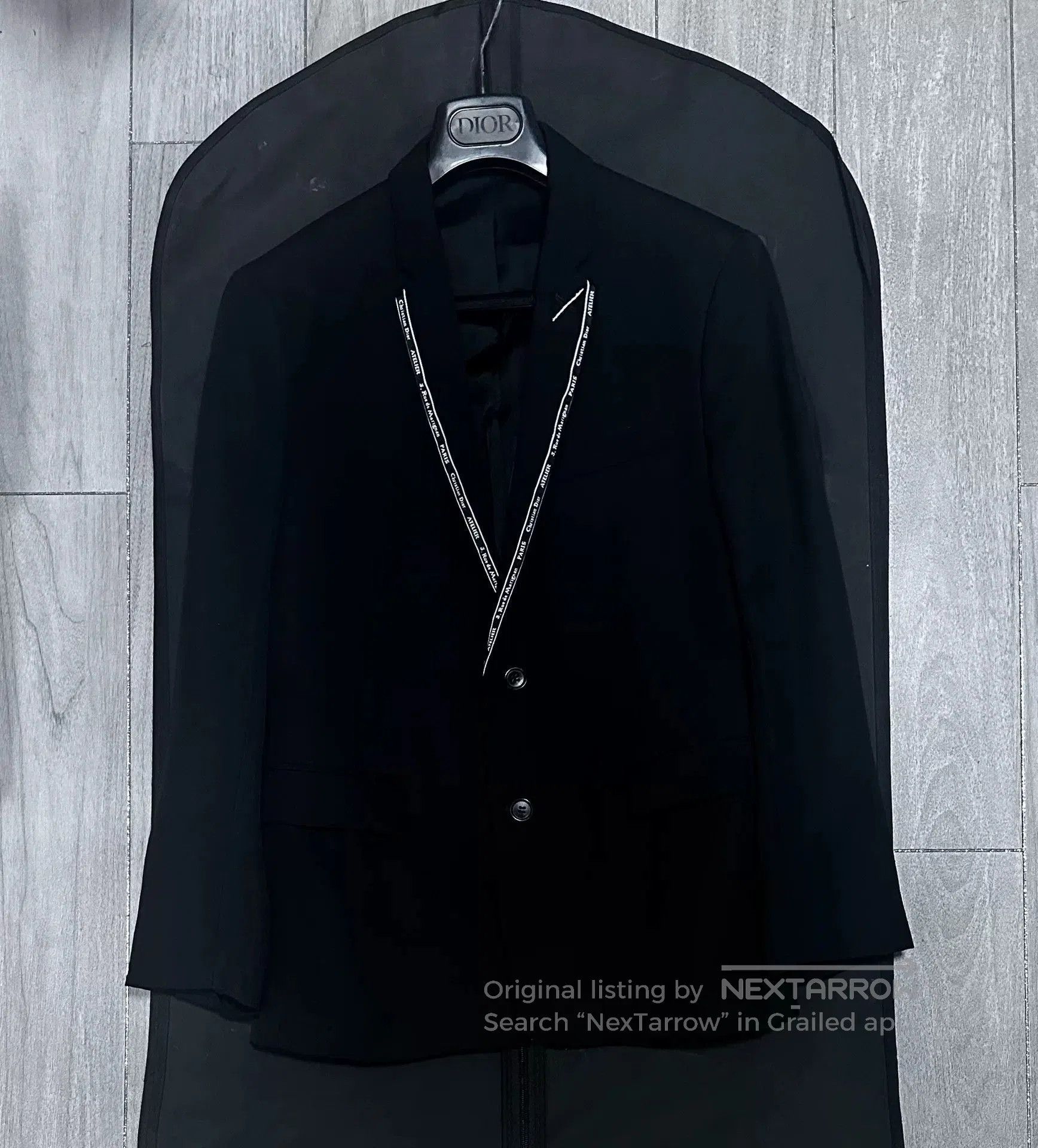 Dior dior branded suit jacket with unique design. Size US L / EU 52-54 / 3 - 1 Thumbnail
