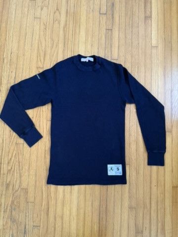 Richardson Richardson Waffle Knit Thermal Long Sleeve – Navy- Size S Size US S / EU 44-46 / 1 - 1 Thumbnail