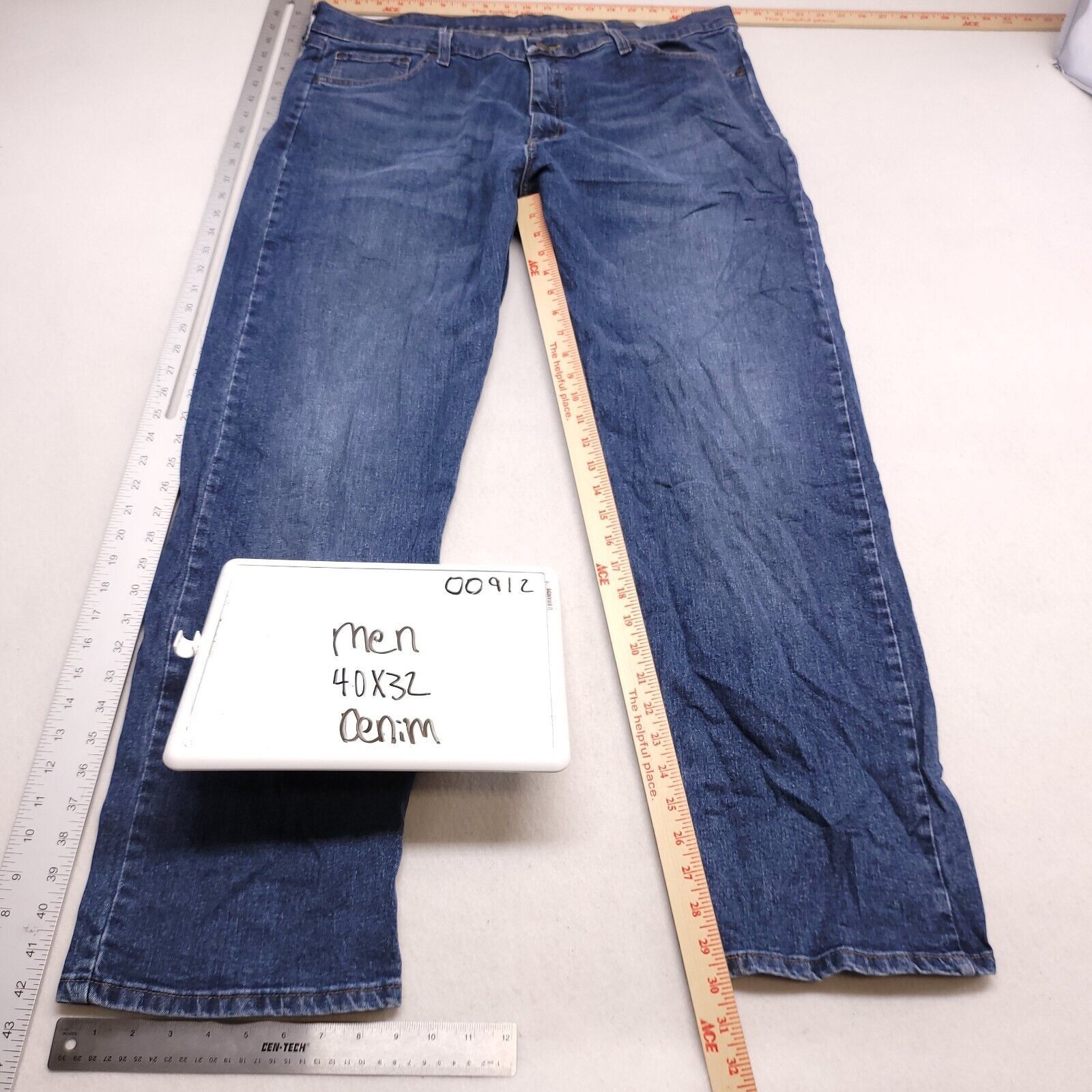 Wrangler Wrangler Casual Button Zip Denim Jeans Mens Size 40x32 Blue Size US 40 / EU 56 - 4 Thumbnail