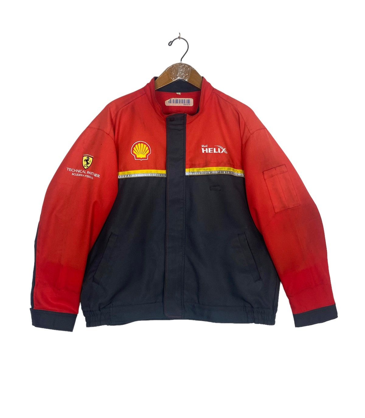 Ferrari Rare‼️ Vintage Shell Helix X Ferrari Jacket Embroidery Logo ...