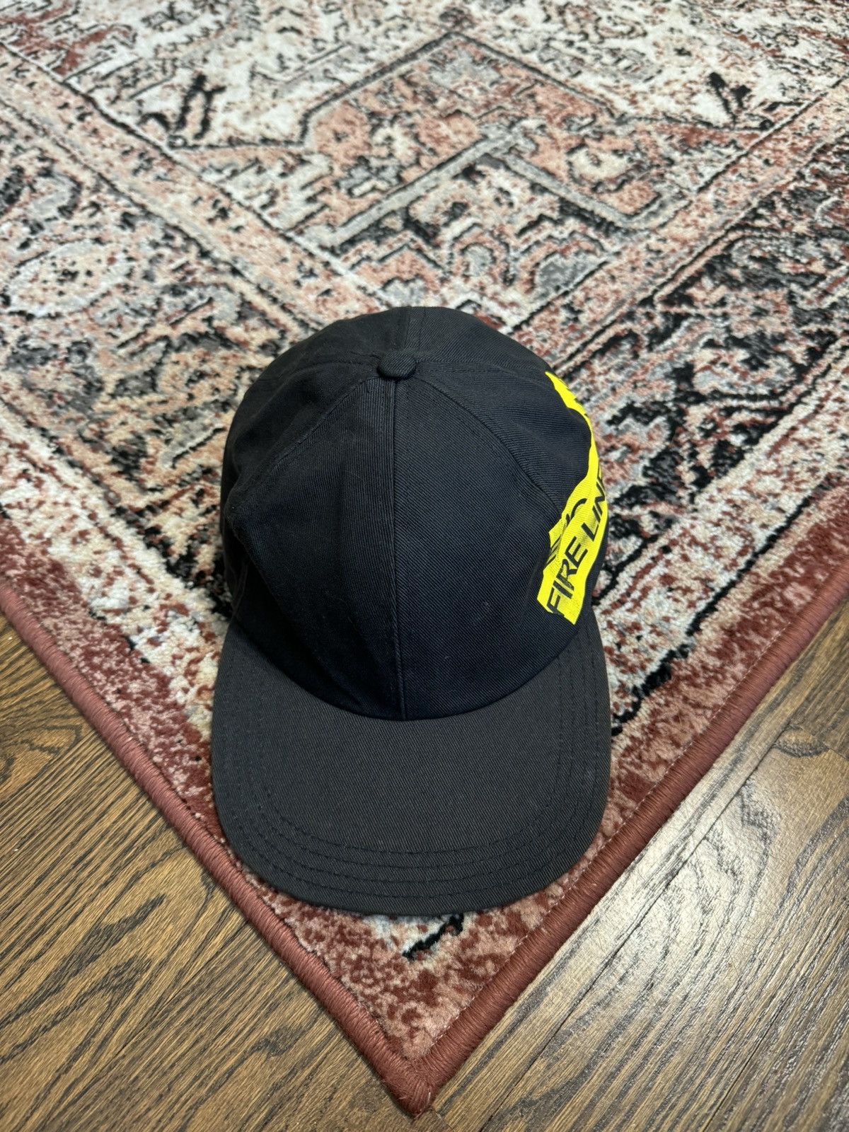 Off White Off White Fire Line Tape Cap Grailed