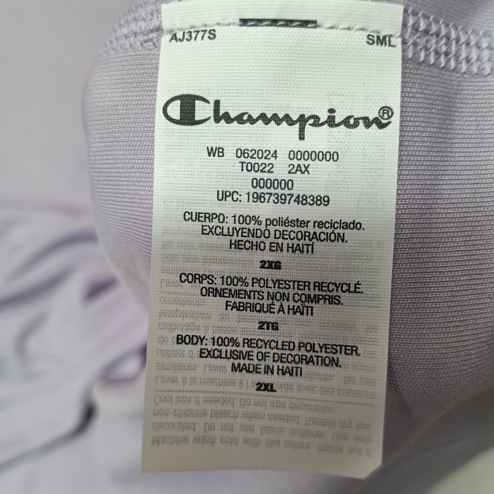 Champion Champion Men's Double Dry Anti-Odor T-Shirt Size 2XL Purple Size US XXL / EU 58 / 5 - 7 Thumbnail