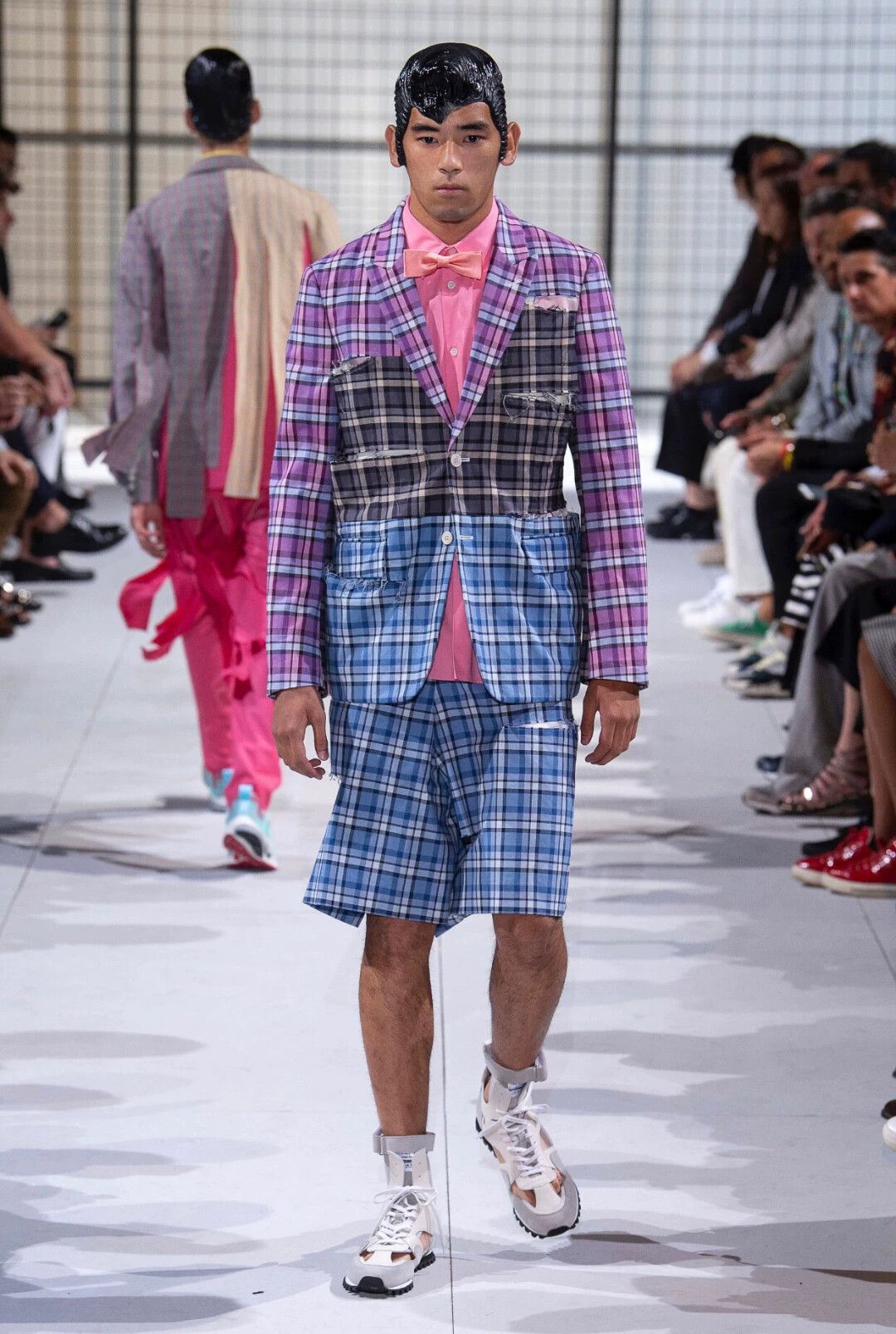 Comme des Garcons CDG 19SS Crazy Suits Slashed Checked Jacket M Size US M / EU 48-50 / 2 - 9 Thumbnail