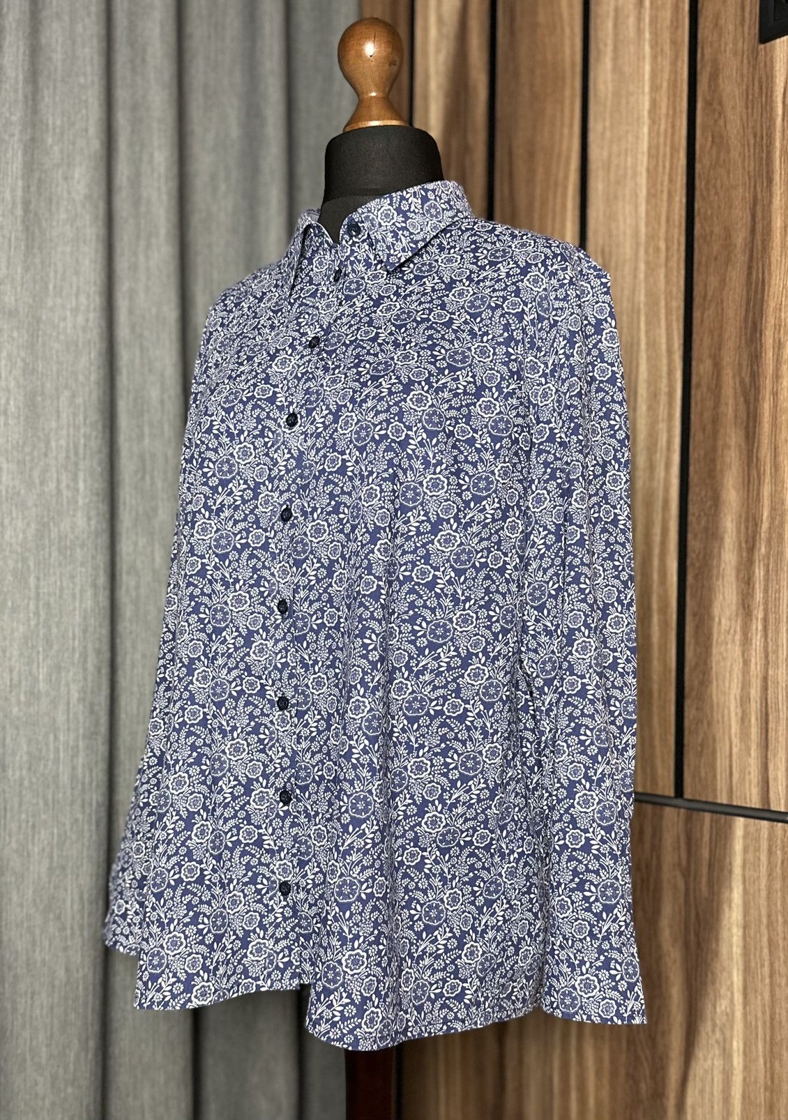 Other Ulla Popken Print Shirt Blouse Long Sleeve Size US 12/14 Size XL / US 12-14 / IT 48-50 - 2 Thumbnail