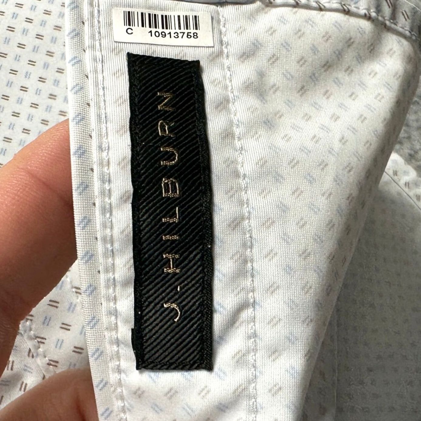 Vintage J. Hilburn Button Up Shirt Geometric White 2XL Mens Long Sleeve Regular Stretch Performance Shirt Size US XXL / EU 58 / 5 - 5 Thumbnail