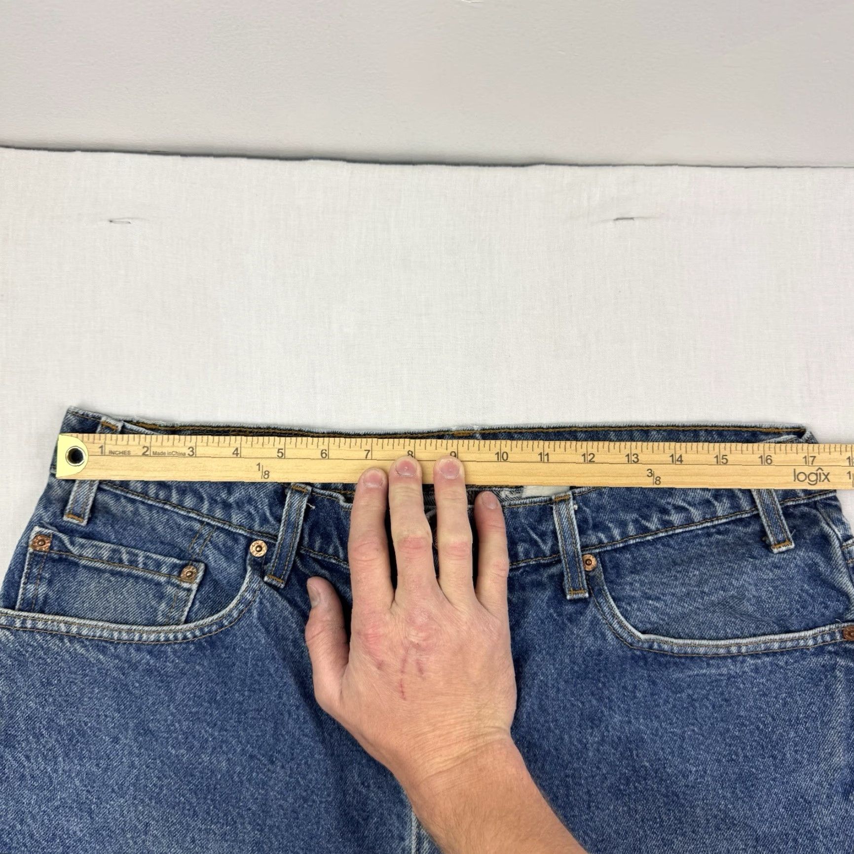 Levi's Vintage Levis Jeans Adult 34x29 Straight Leg Pants 1990s Vtg Classic Hipster Size US 34 / EU 50 - 5 Thumbnail