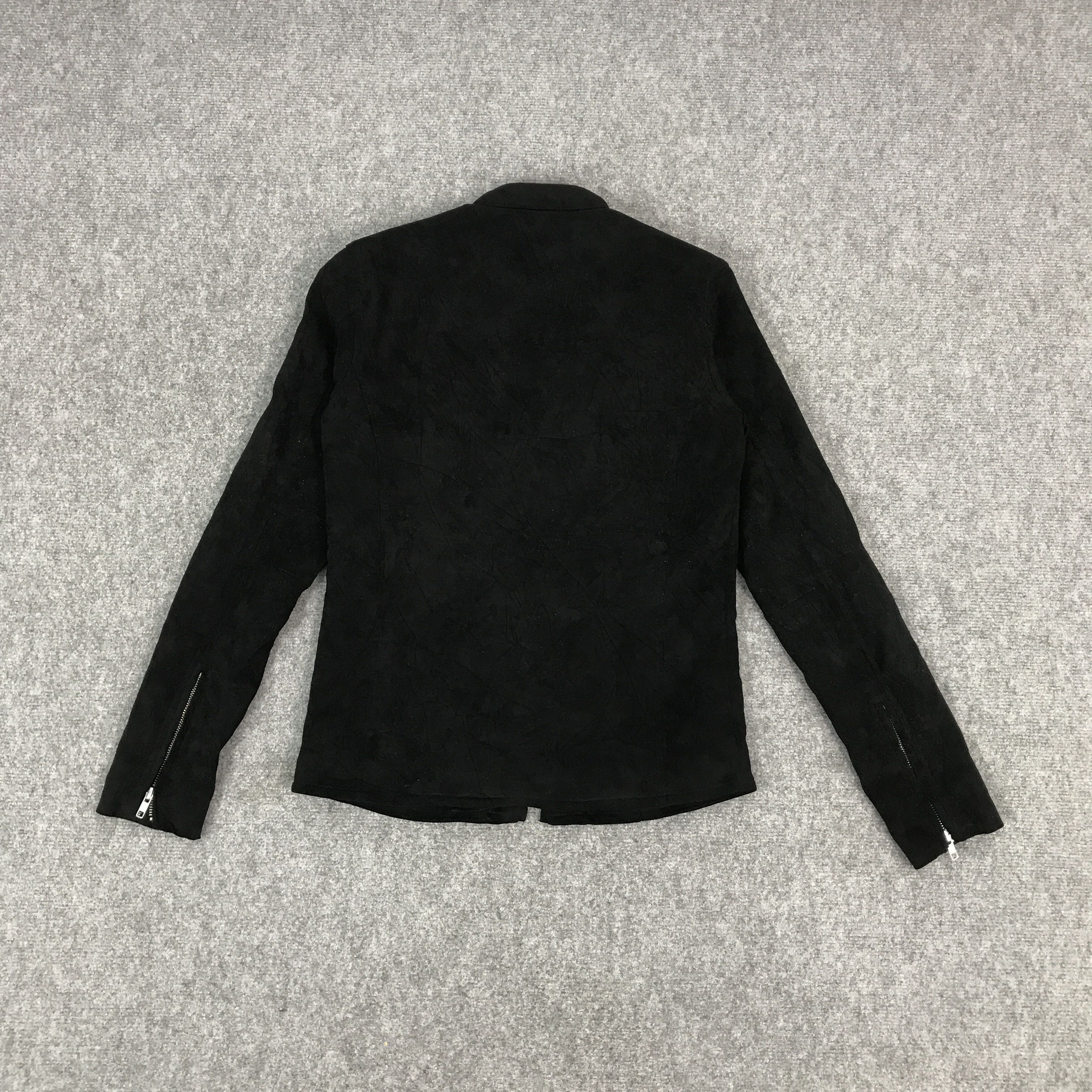 Japanese Brand BLACK BIKER STYLE PUNK ZIPPER HUB&SPOKE JACKET Size US M / EU 48-50 / 2 - 2 Thumbnail