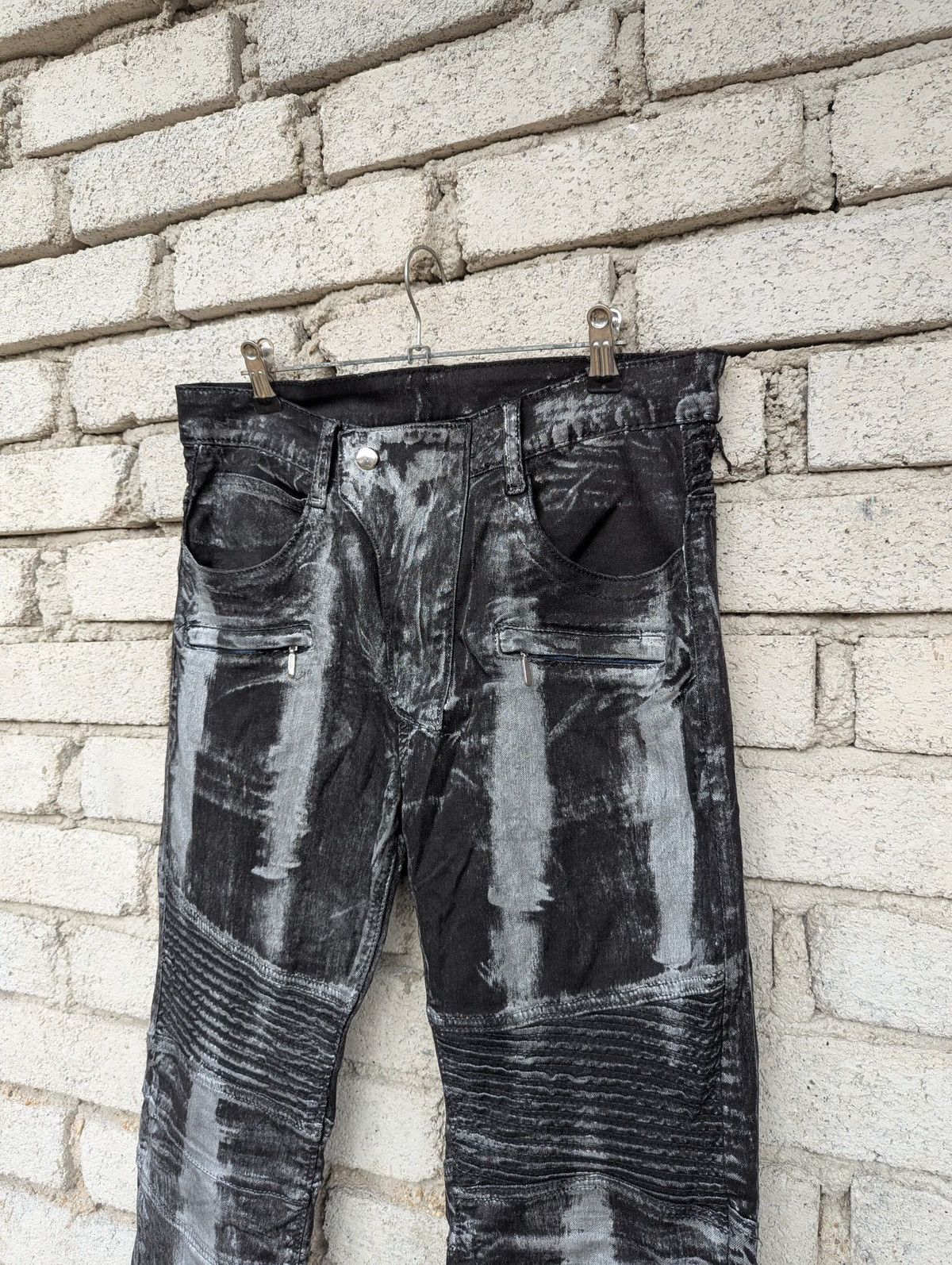 Vintage Y2K Pants Biker Straight Ripped Jeans Men’s Size US 31 - 4 Thumbnail