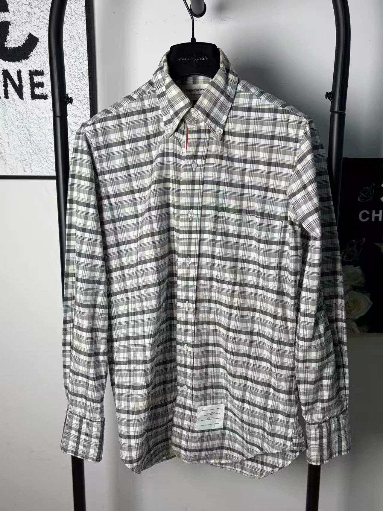 Thom Browne Thom Browne Plaid White Shirt s Men Size US S / EU 44-46 / 1 - 1 Thumbnail