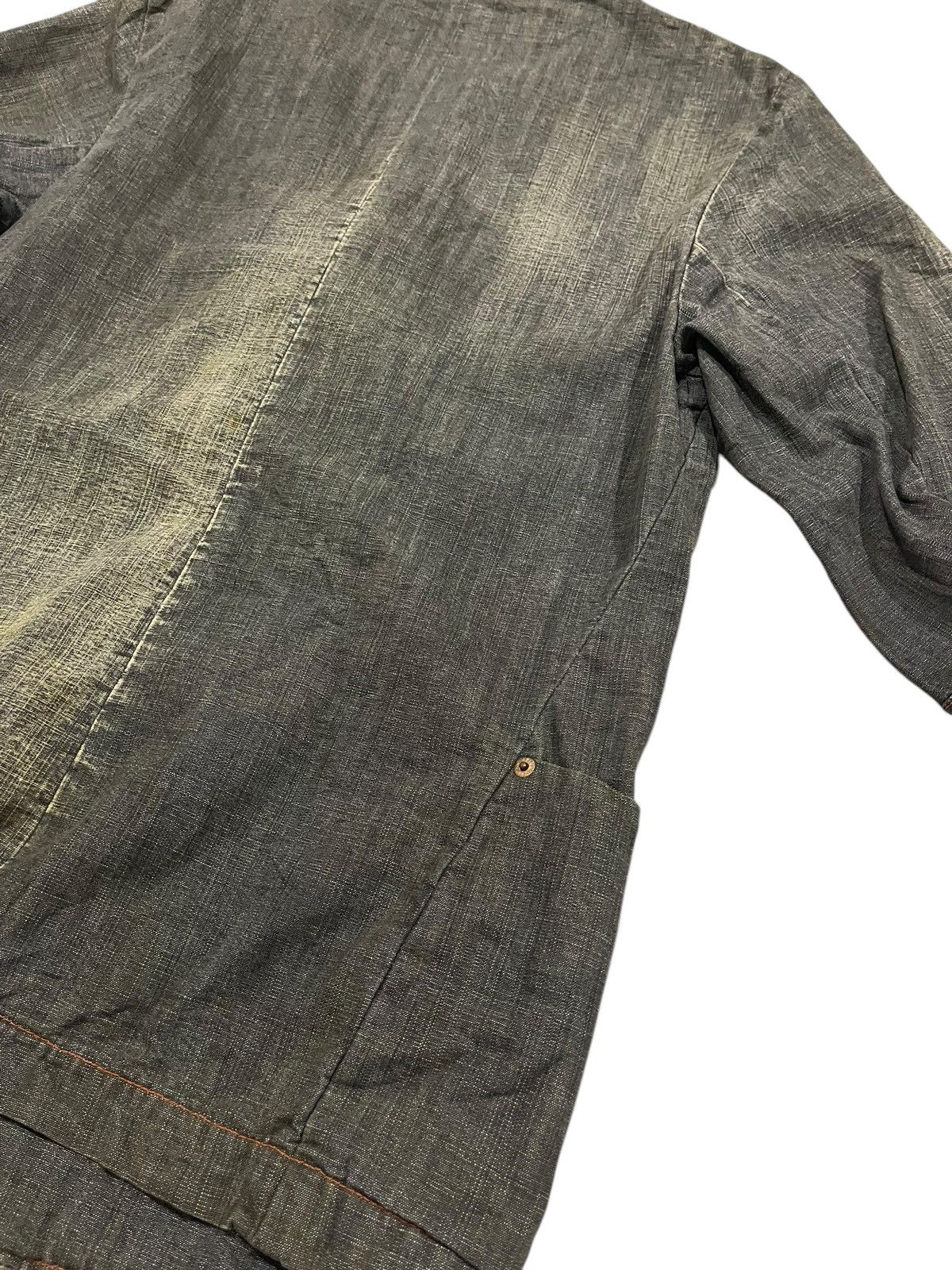 If Six Was Nine 🇯🇵 Japanese Brand Mud Wash Jacket By Big Smith Clothing Size US M / EU 48-50 / 2 - 15 Thumbnail