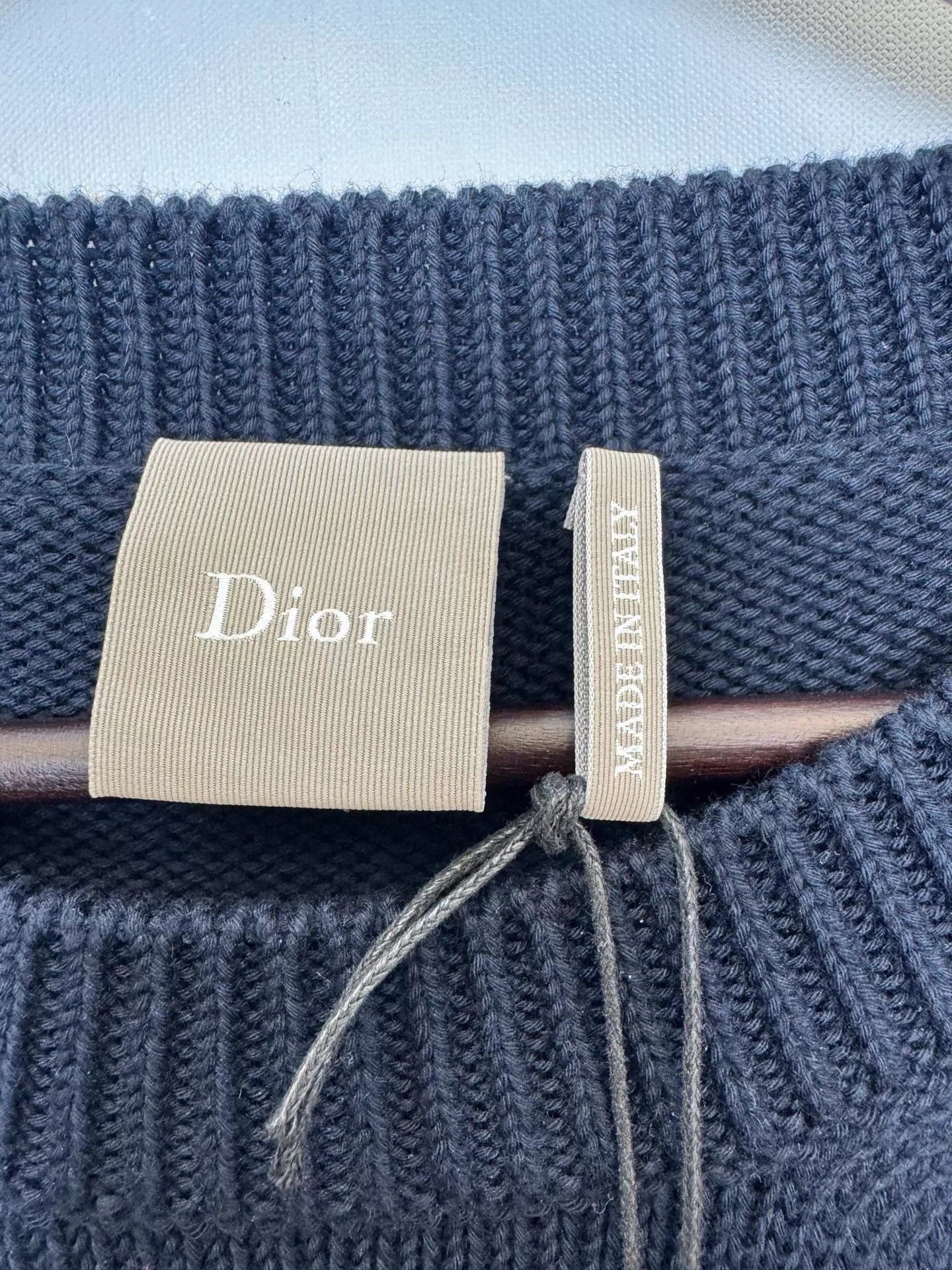 Dior DIOR SS26 Solid Color Crew Neck Sweater K36 Size US L / EU 52-54 / 3 - 3 Thumbnail