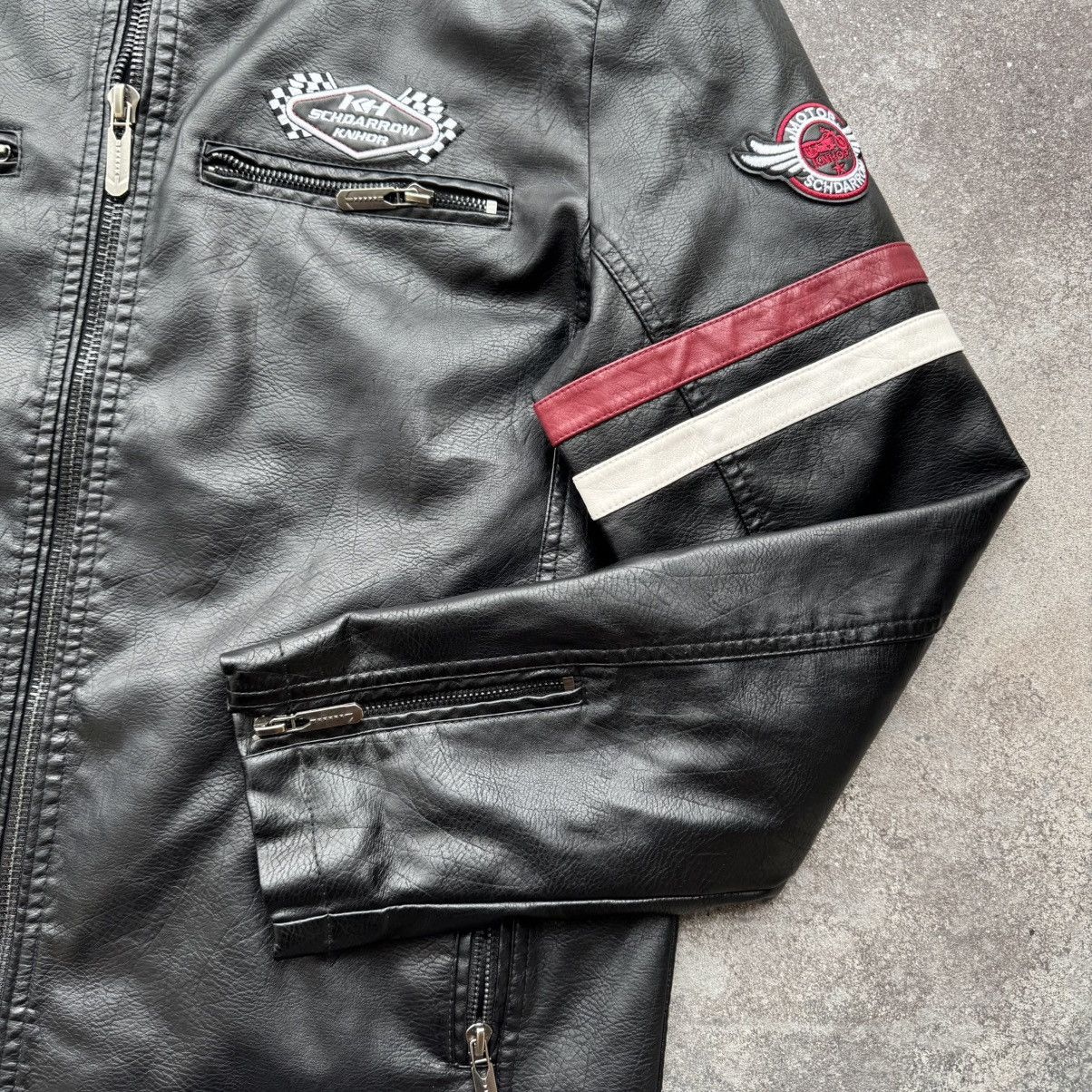 Hysteric Glamour Moto Racing Vintage Y2K Faux Leather Jacket Size US M / EU 48-50 / 2 - 10 Thumbnail
