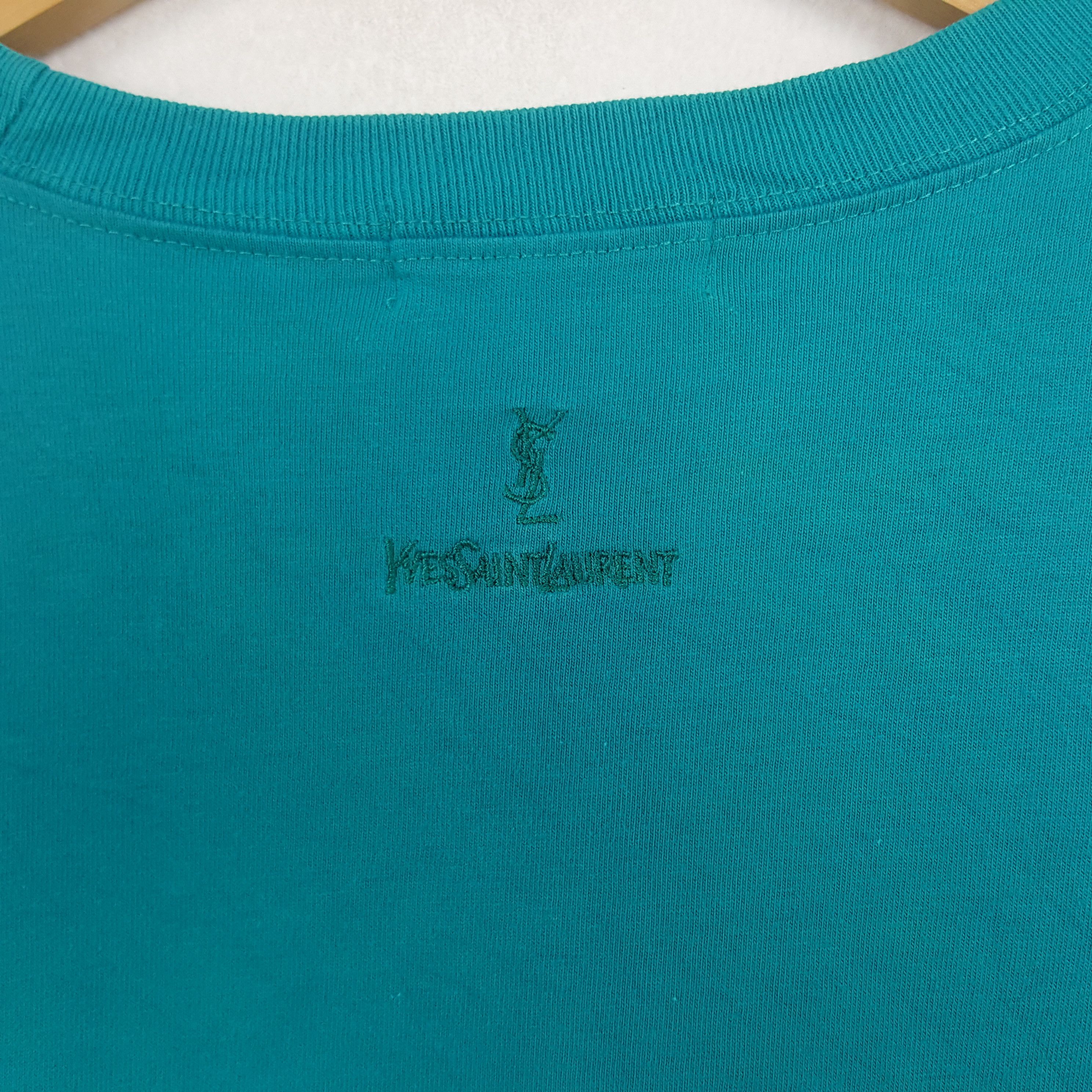 Vintage × Yves Saint Laurent Vintage Yves Saint Laurent Italian Brand Tshirt Size US L / EU 52-54 / 3 - 4 Thumbnail