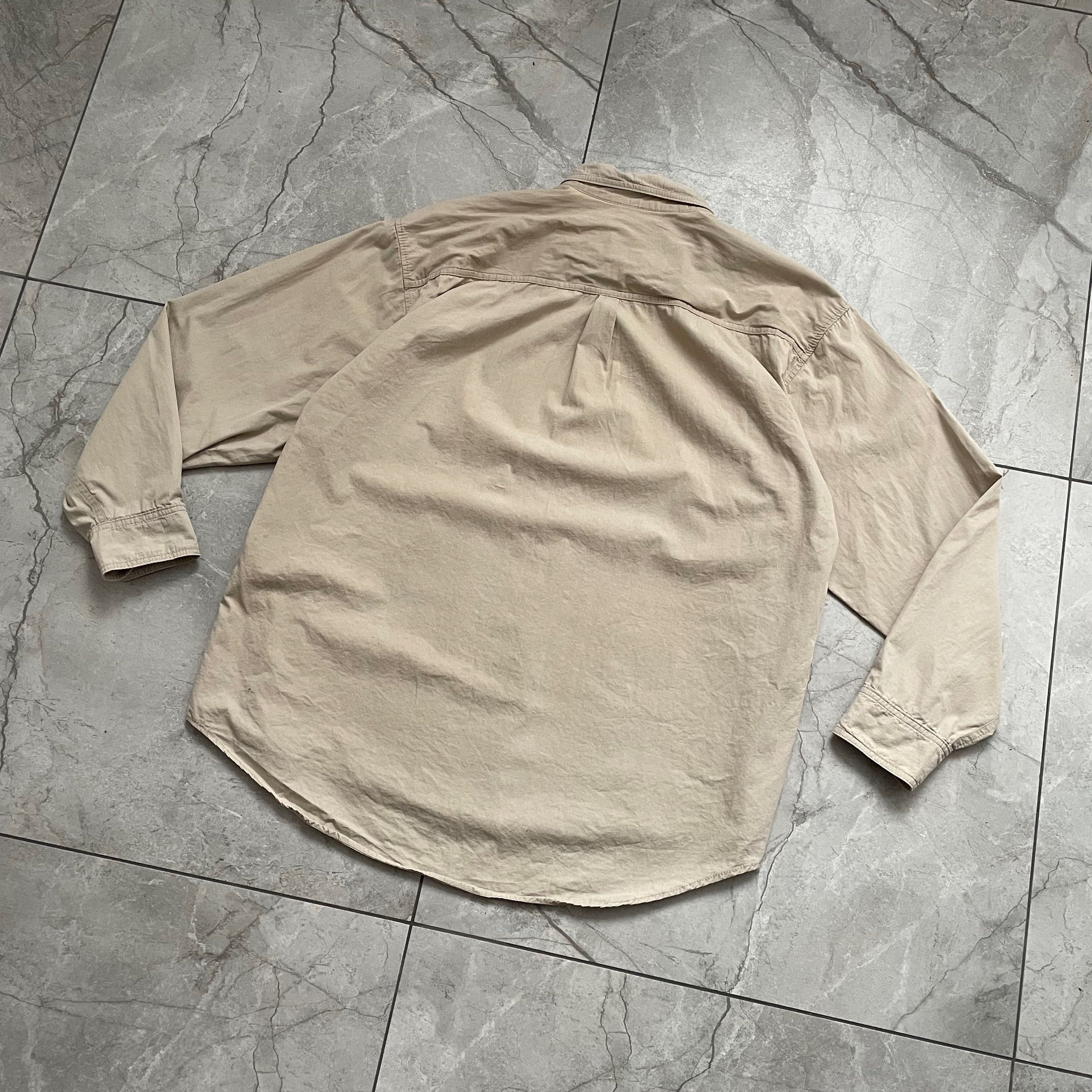 Mercedes-Benz Mercedes-Benz Beige Button Up Shirt Size M Size US M / EU 48-50 / 2 - 15 Thumbnail