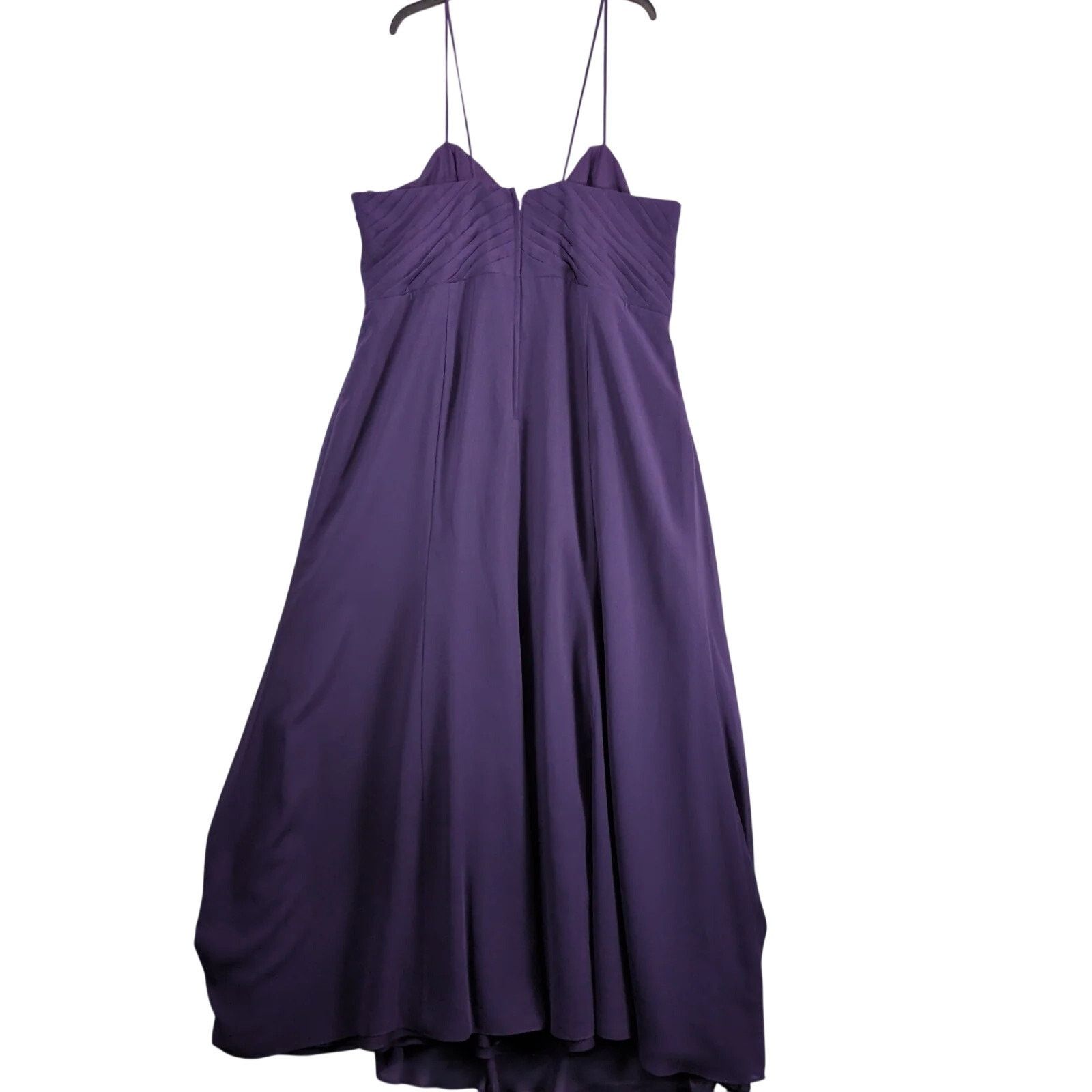 Other NWT Brideside Ashley Floor-Length Dress Sz 26 Purple Chiffon Size 4XL / US 24-26 - 3 Thumbnail