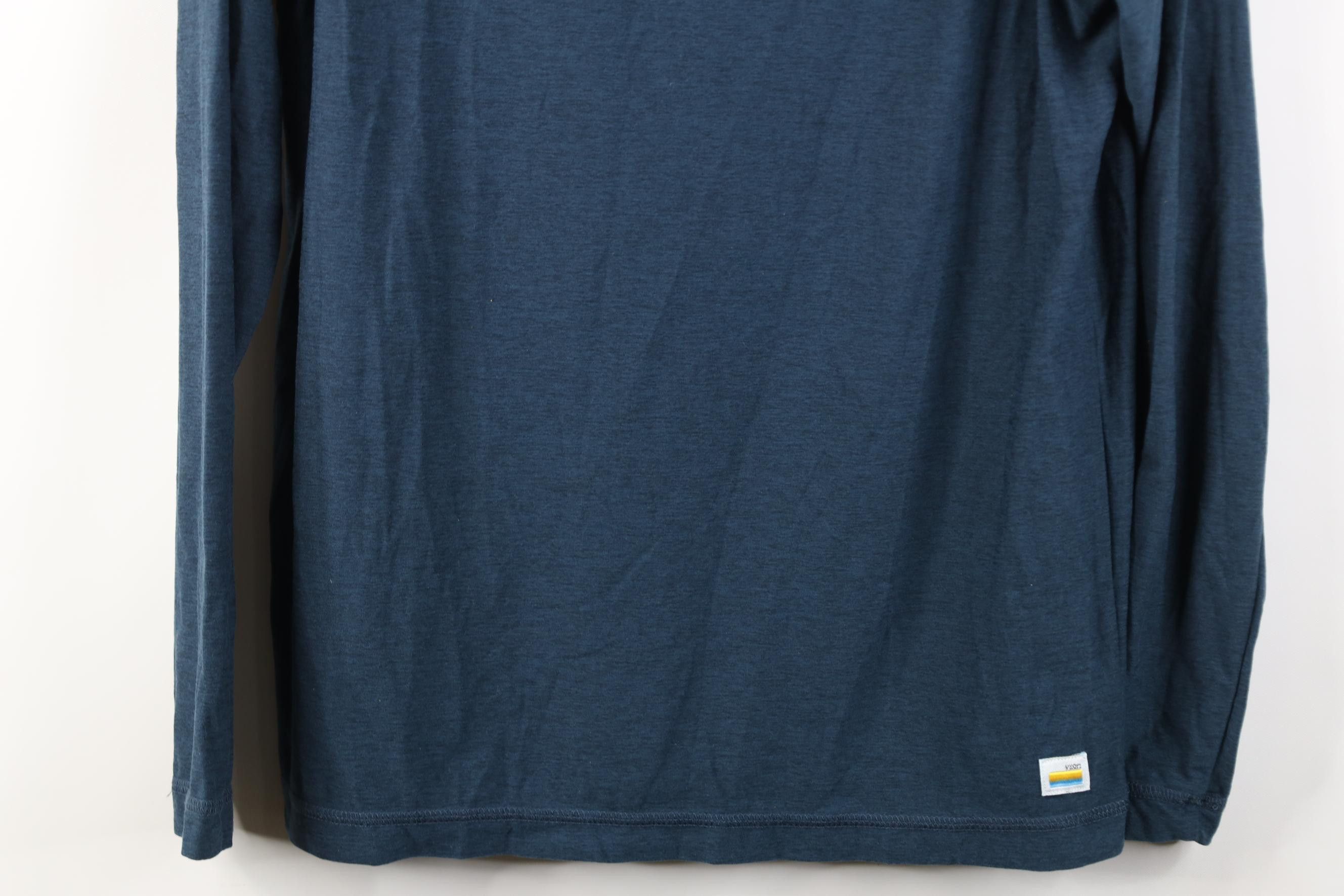 Vuori Vuori Tech Knit Running Jogging Gym Long Sleeve T-Shirt Blue Size US S / EU 44-46 / 1 - 3 Thumbnail