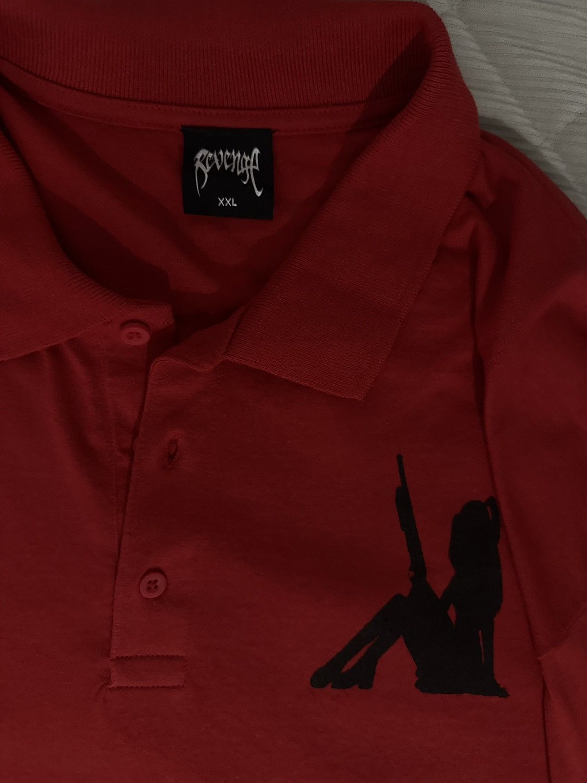 Revenge (2XL) REVENGE D1E POLO RED/BLACK Size US XXL / EU 58 / 5 - 6 Thumbnail