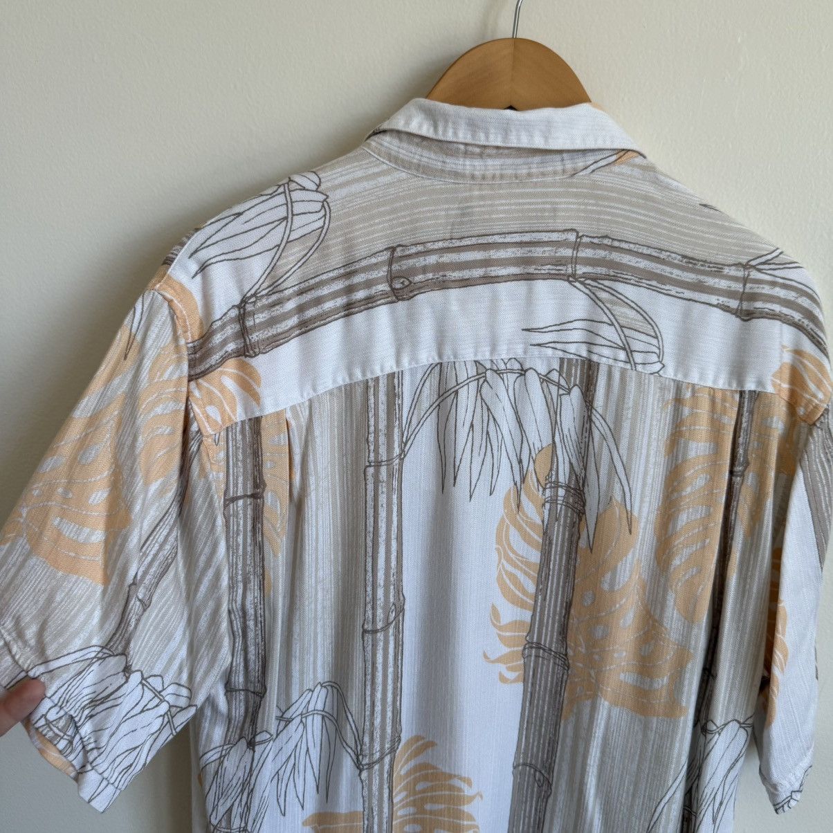 Cubavera Cubavera Men’s Large Shirt Bamboo Palm Print 100% Viscose Size US L / EU 52-54 / 3 - 10 Thumbnail
