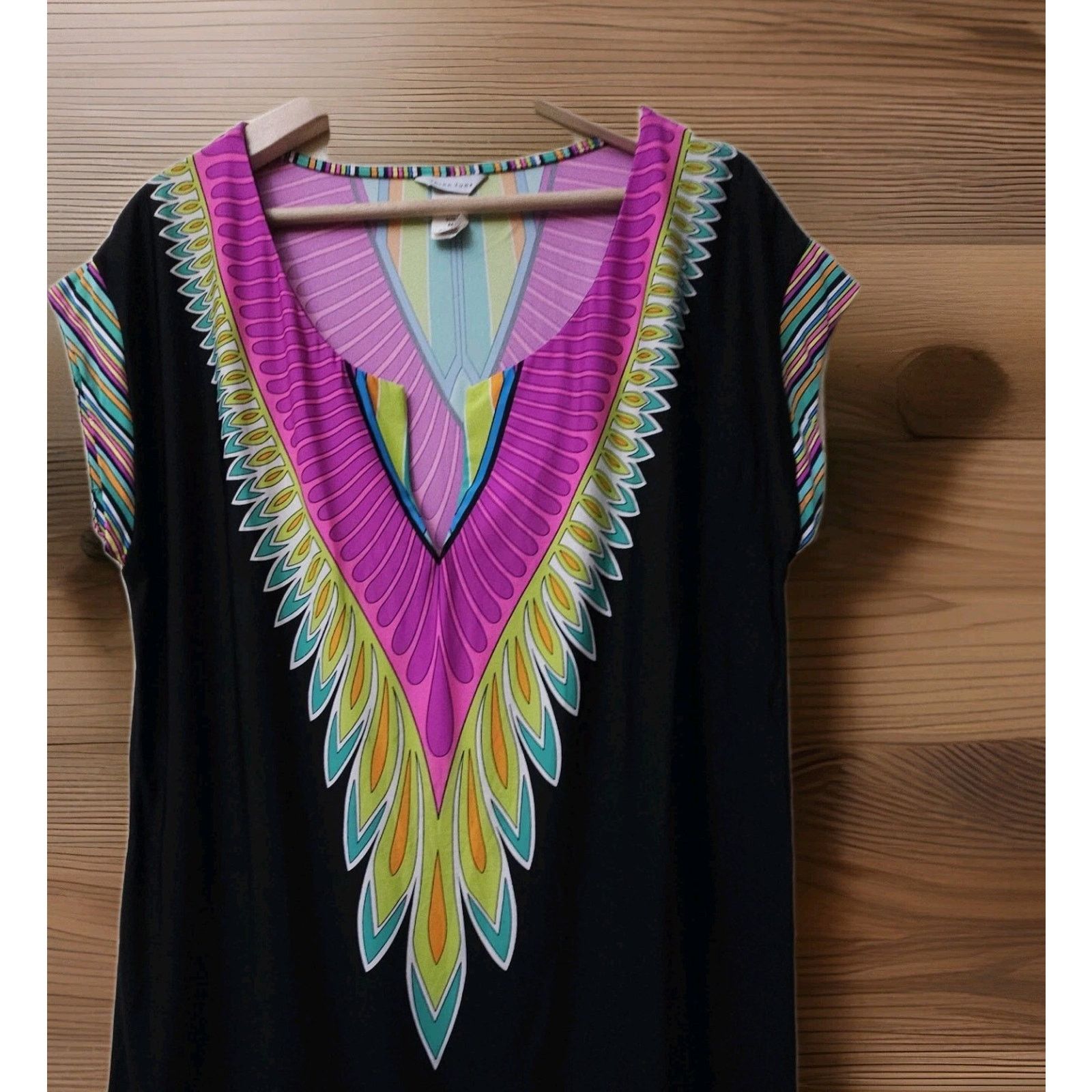 Trina Turk Trina Turk Yucateca Tunic Swim Cover Tunic Short Caftan M Size M / US 6-8 / IT 42-44 - 2 Thumbnail