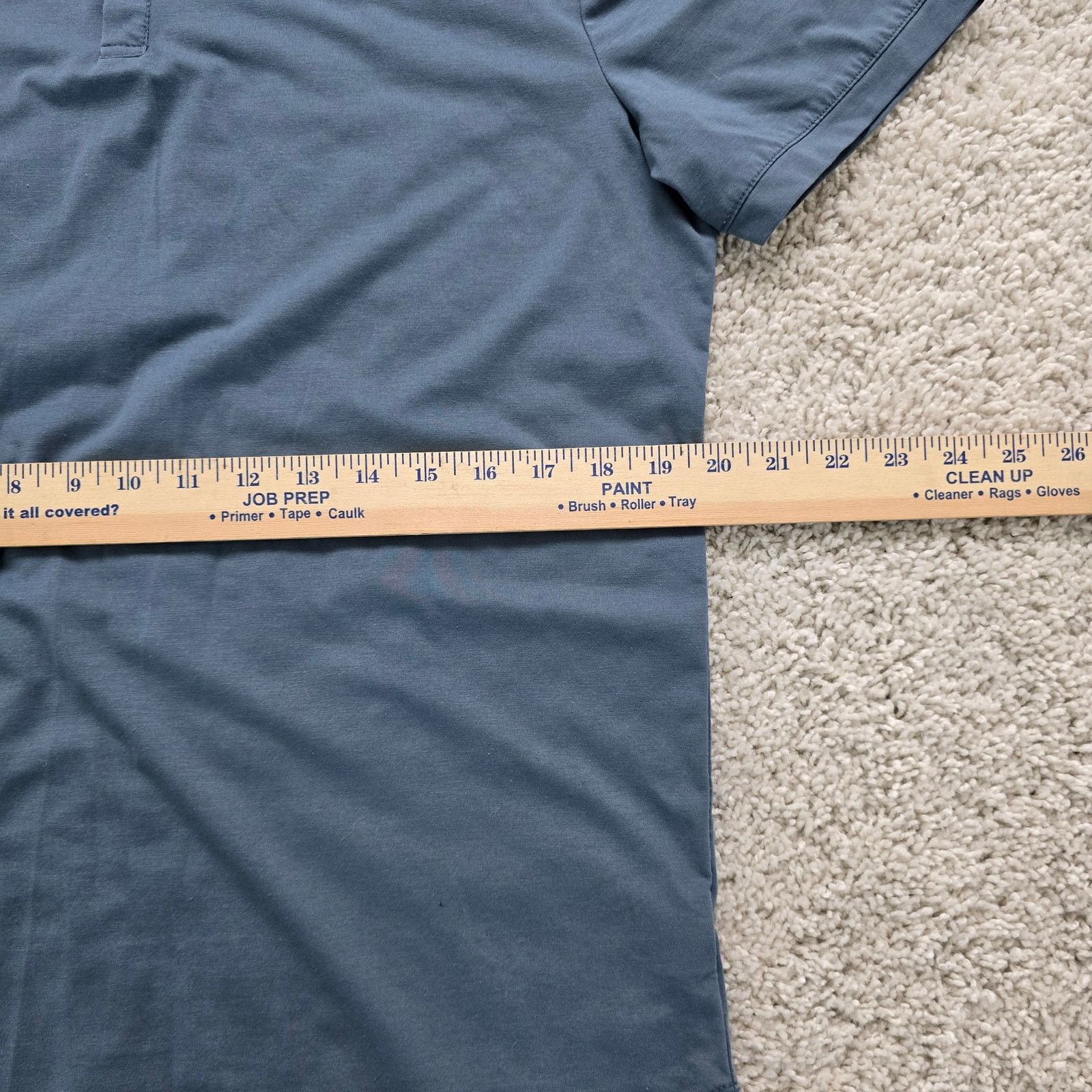 Other Cuts Clothing Mens Large Blue Pique Polo Designer Golf Clean Size US L / EU 52-54 / 3 - 5 Thumbnail
