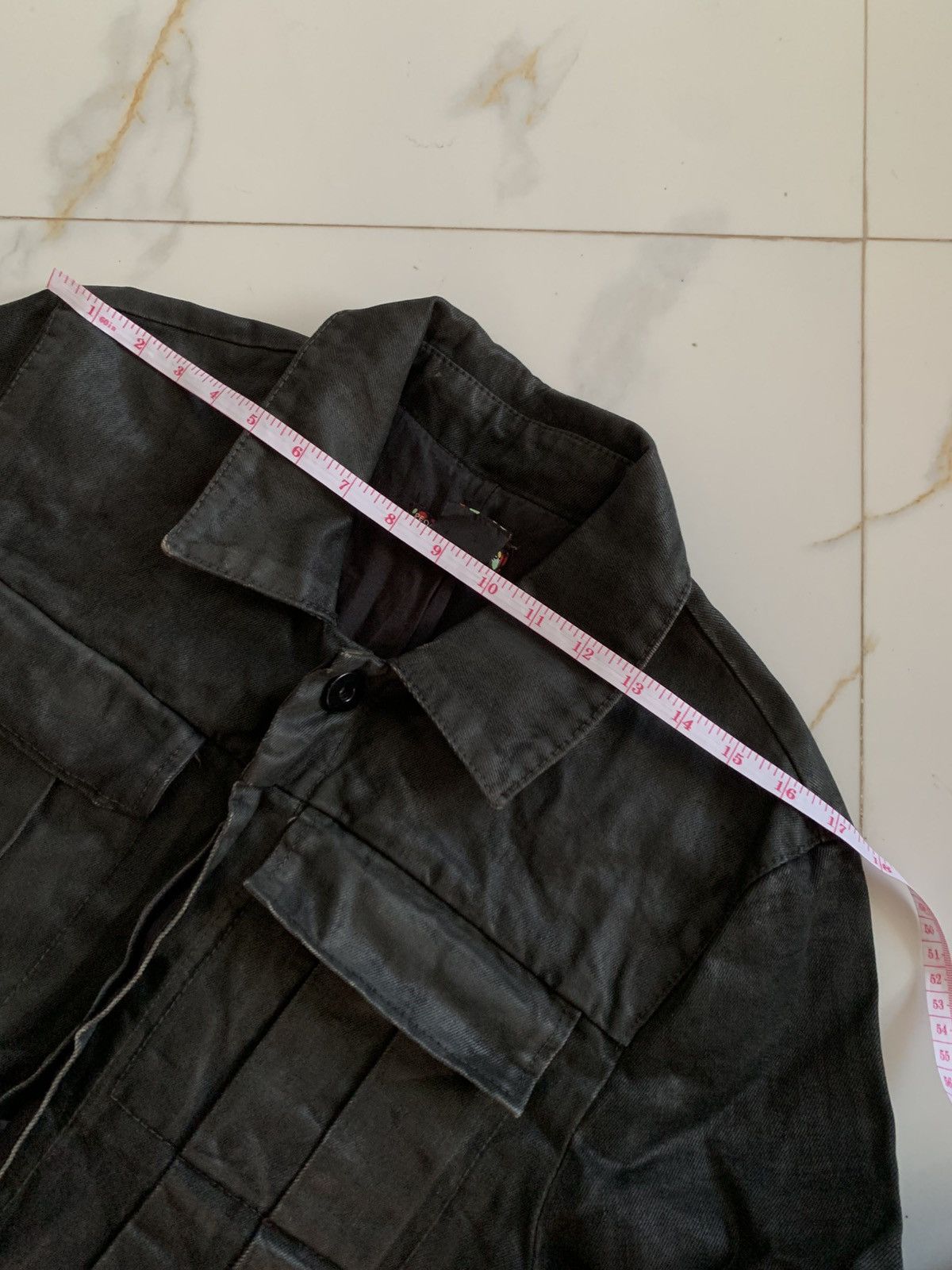 KMRii Black waxed jacket ifsx lgb style PWD Size US L / EU 52-54 / 3 - 22 Thumbnail
