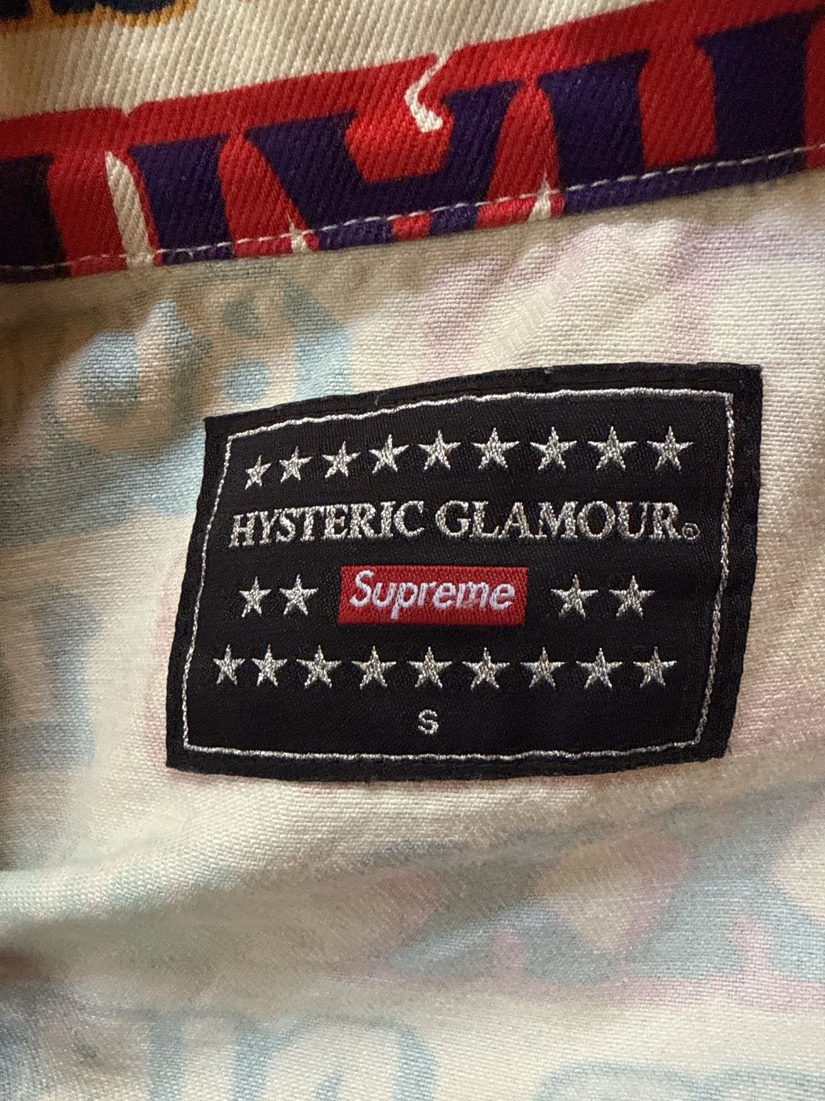 Hysteric Glamour × Supreme Supreme x Hysteric Glamour FW17 Text Work Jacket Multicolor Size US S / EU 44-46 / 1 - 2 Thumbnail