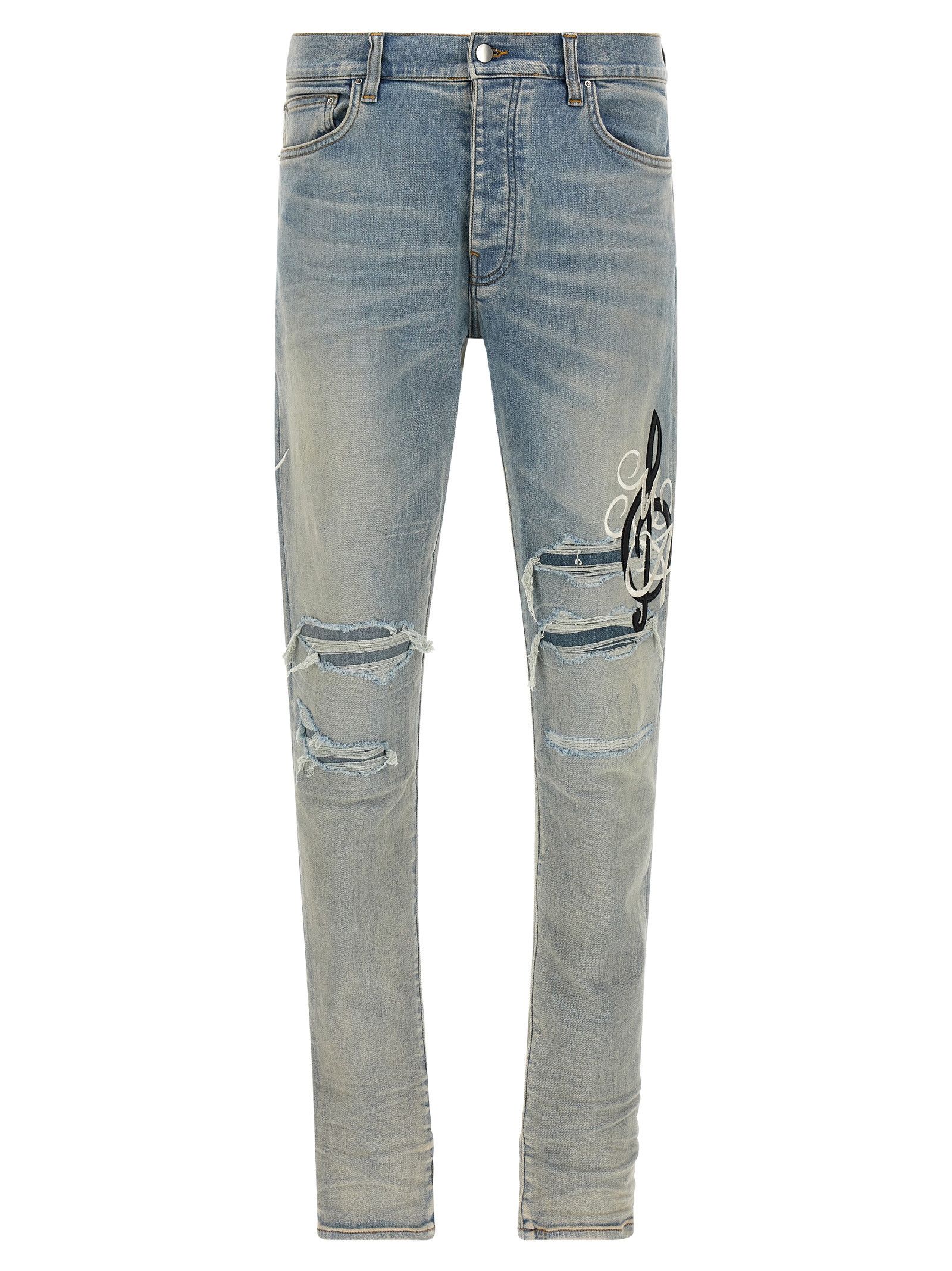 Amiri 'Music Note' Jeans Size US 33 - 1 Thumbnail