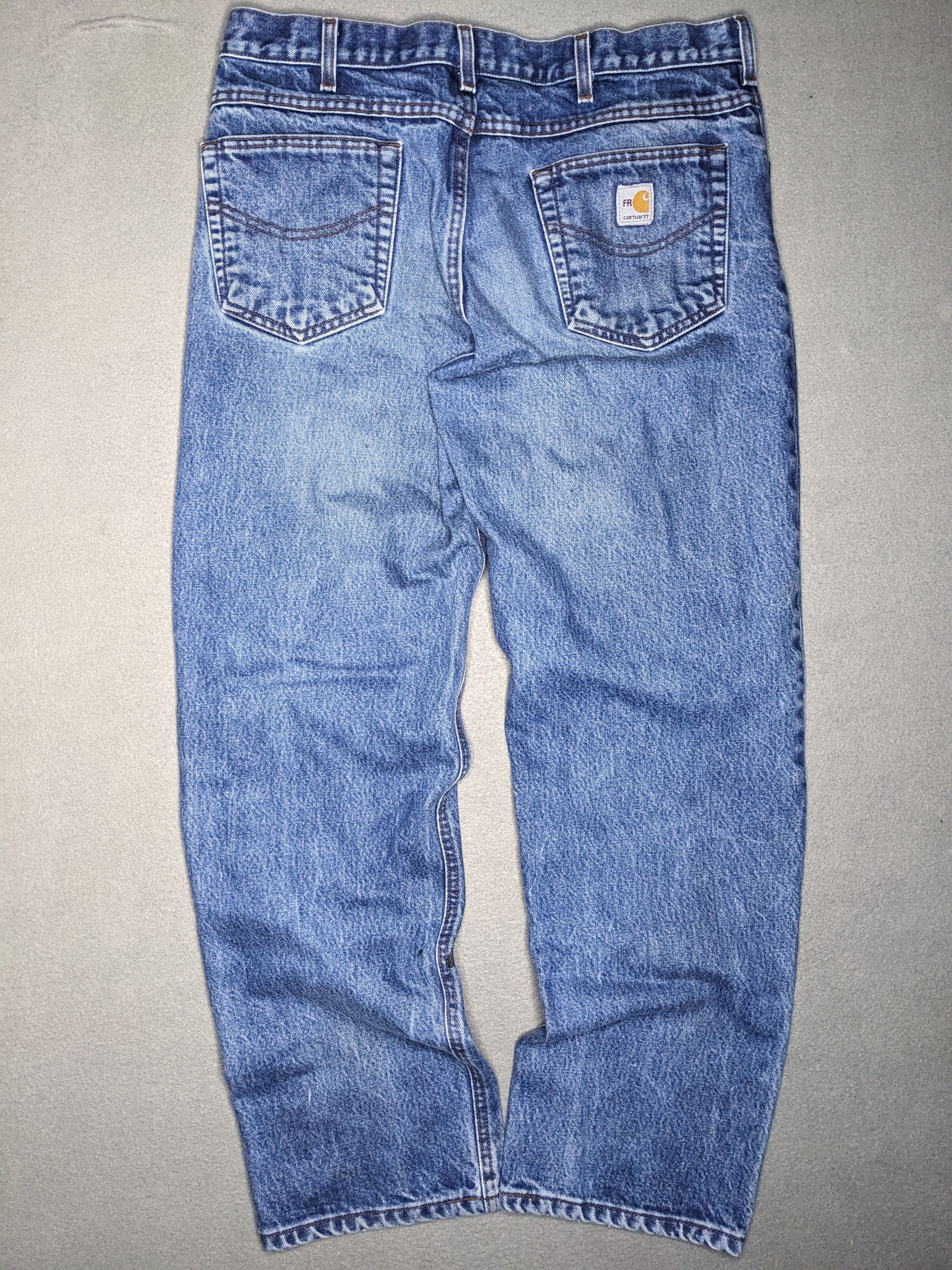 Carhartt Carhartt FR Flame Resistant Jeans Mens 34x31 Baggy Denim Size US 34 / EU 50 - 1 Thumbnail
