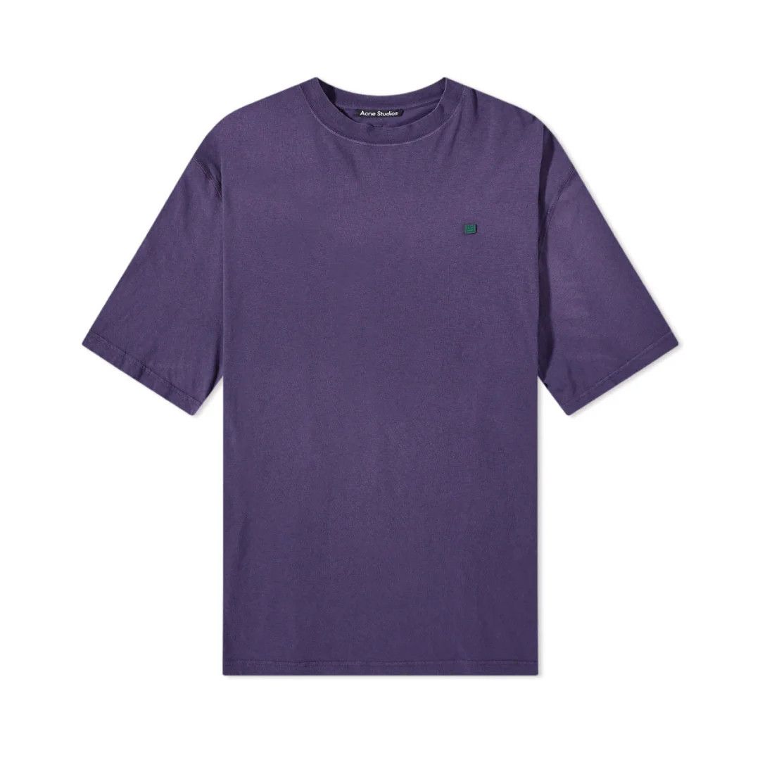 image of Acne Studios O1Mle0424 Unisex Eyck Fade Face T-Shirt In Purple, Men's (Size Small)