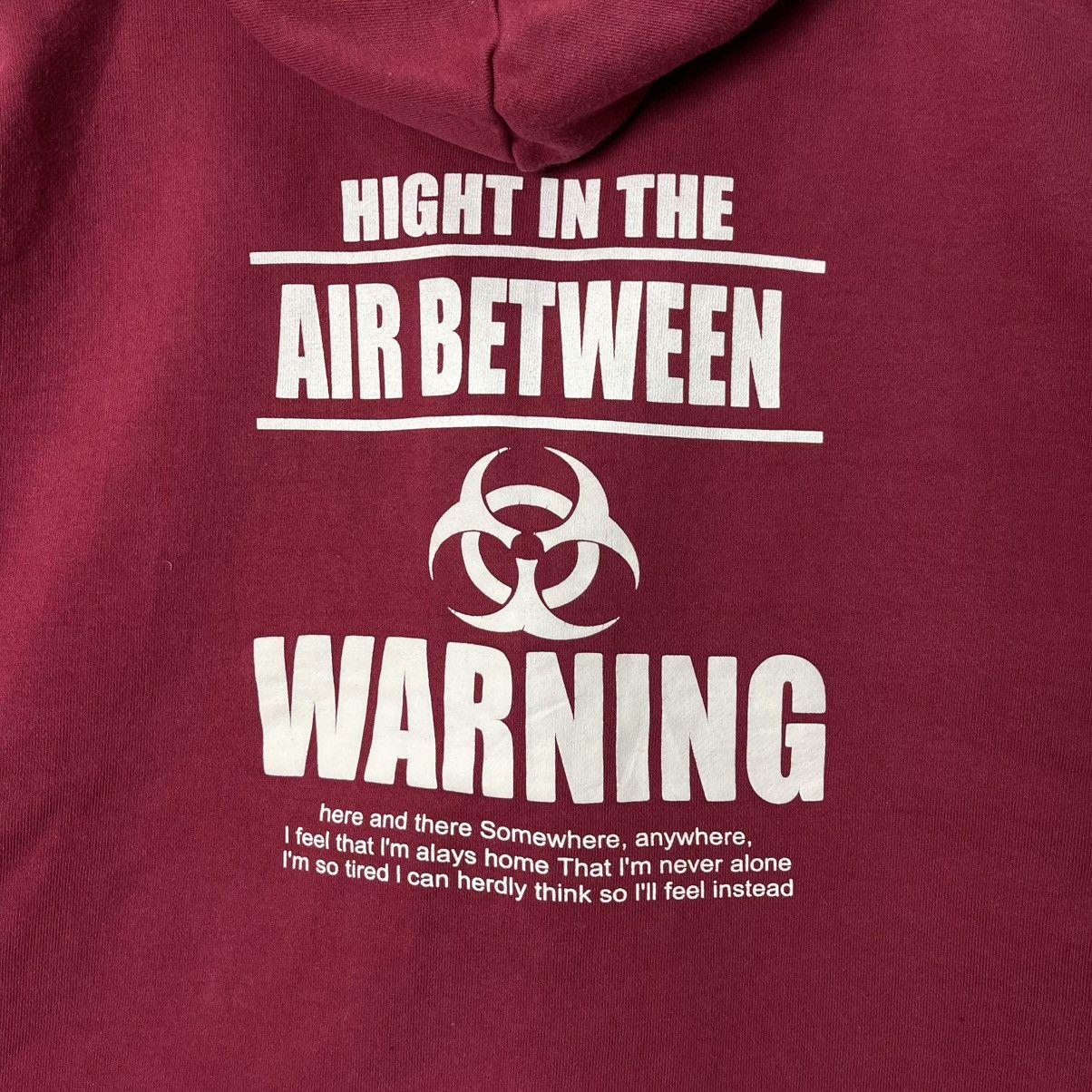 Japanese Brand Y2K Warning Street Gear Full Zip Hoodie (Size Large) Size US L / EU 52-54 / 3 - 2 Thumbnail